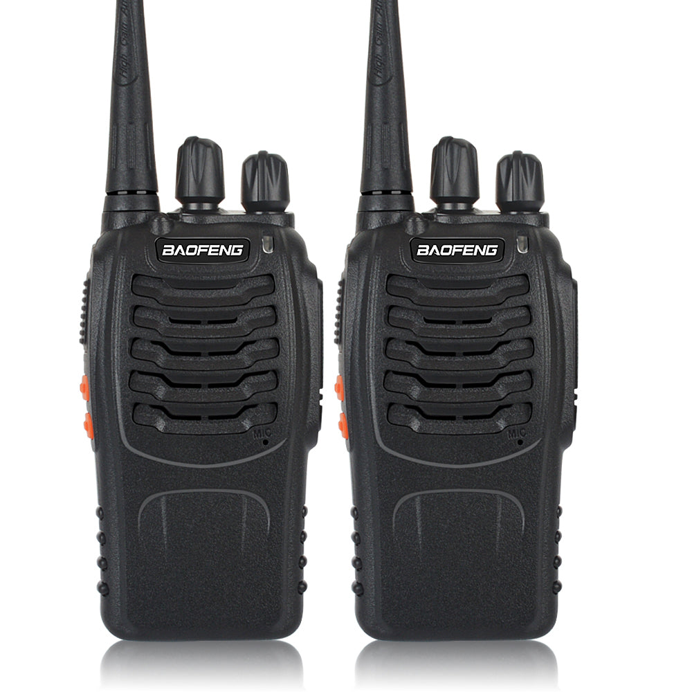 2pcs/Pack Baofeng BF-888S Walkie Talkie UHF VOX Radio 888s 400-470MHz 16Memory Channel with Earpiece