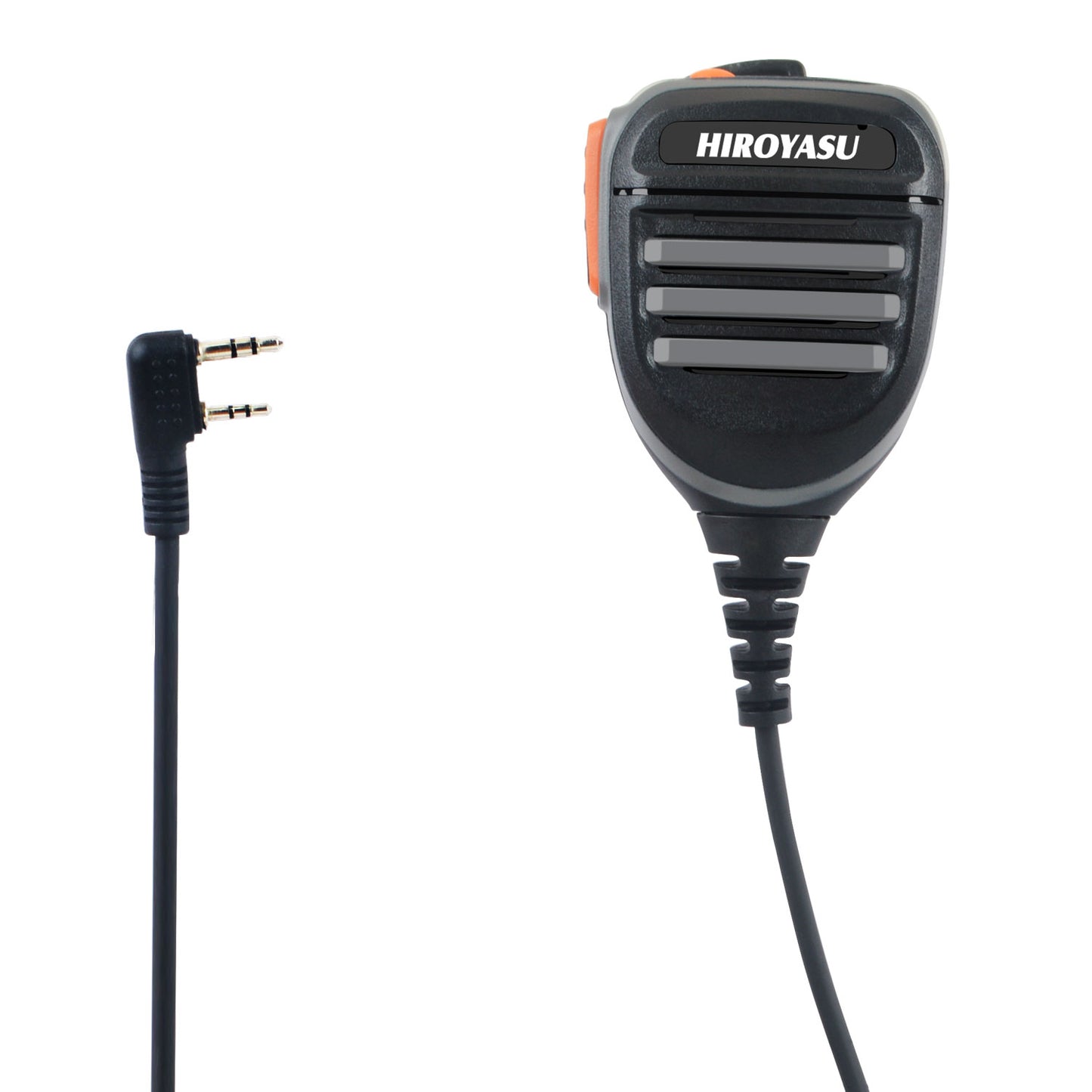 HIROYASU K-424 8ohm 1Watt Palm Mic Speaker 2 Pins K Plug-in for Baofeng UV-5R BF-888S UV-5RH DM-32 Quansheng TK11(8) TK11(5) Portable Two Way Radio
