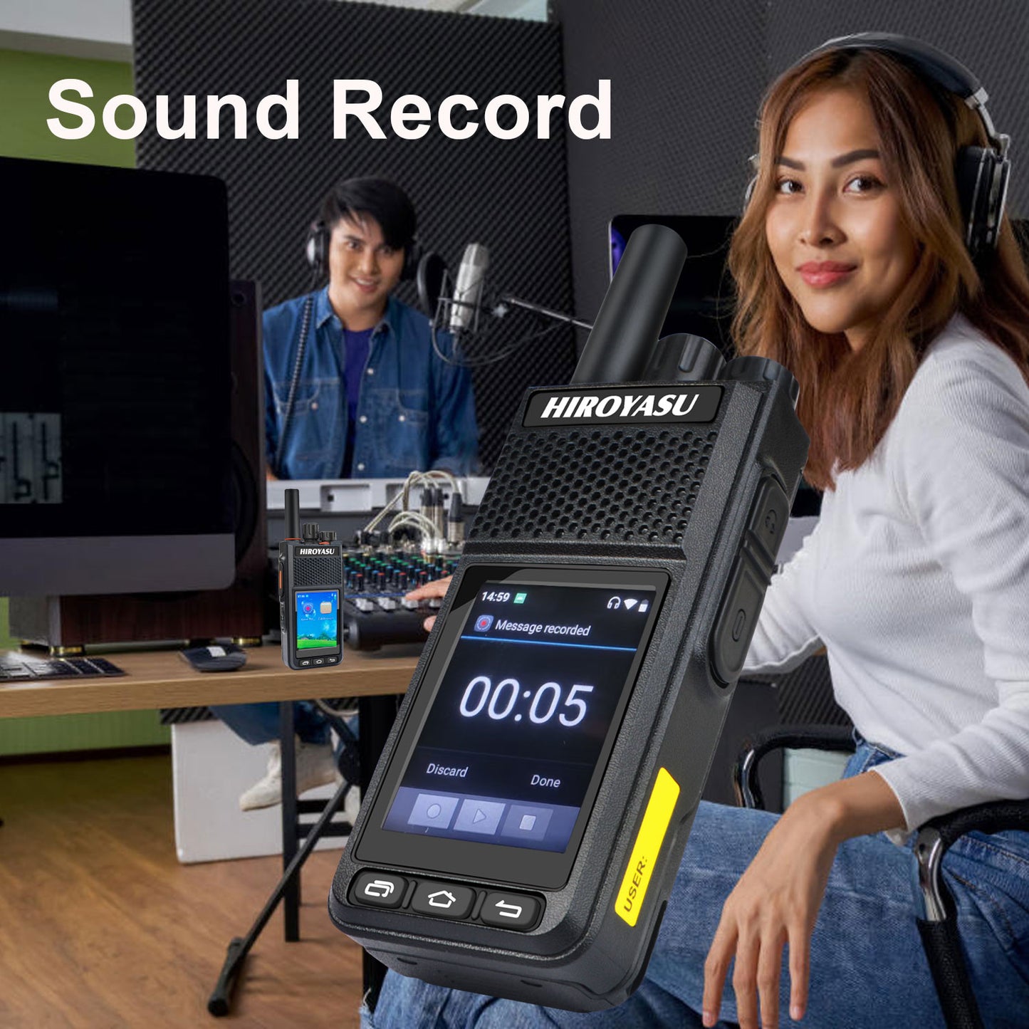 HIROYASU HI-B8Pro LTE PoC Radio