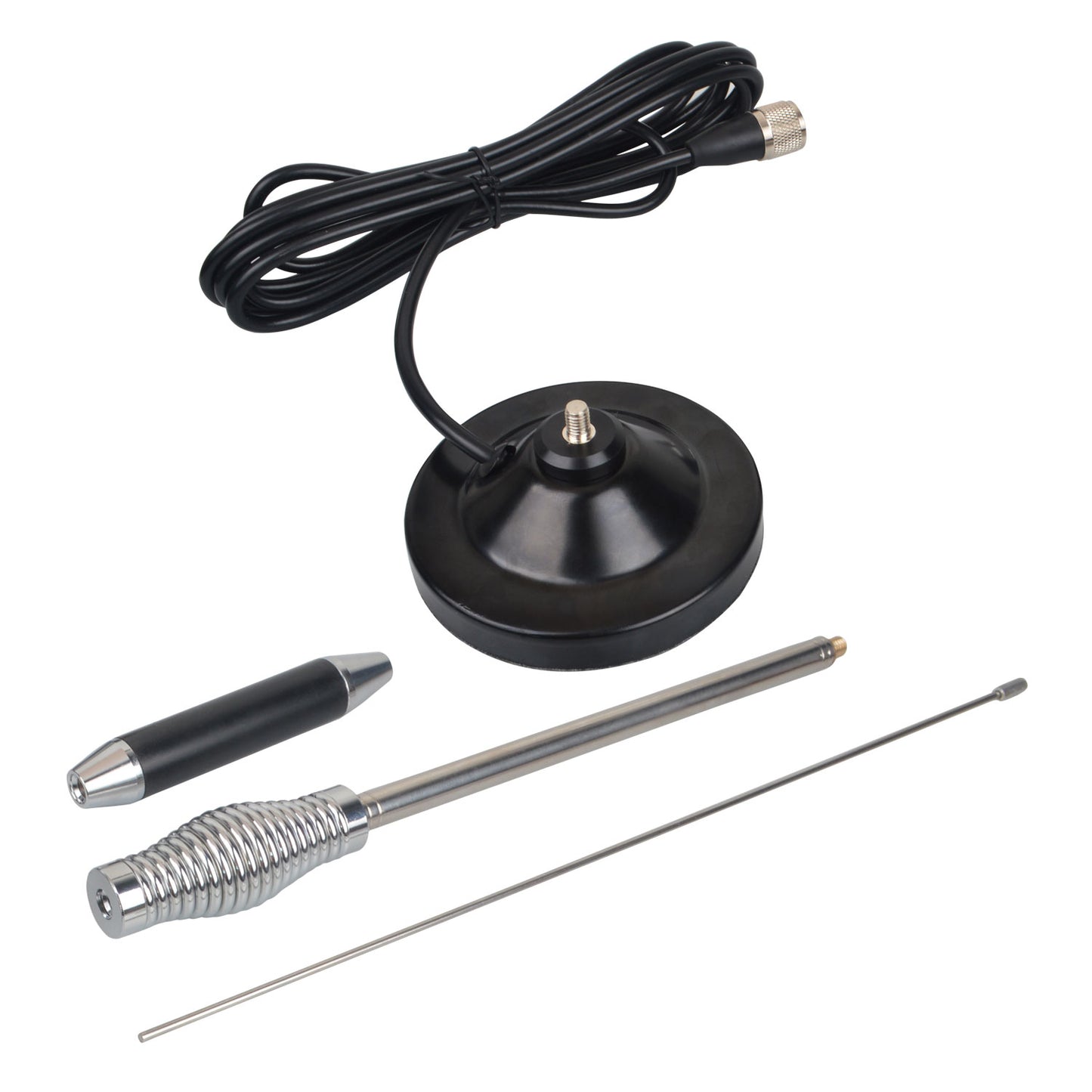 Citizen Band Mobile Radio CB 27MHz Antenna 600mm Length 1.8dB High Gain with Magnet Mount and RG-58C/U Coaxial Cable 2782