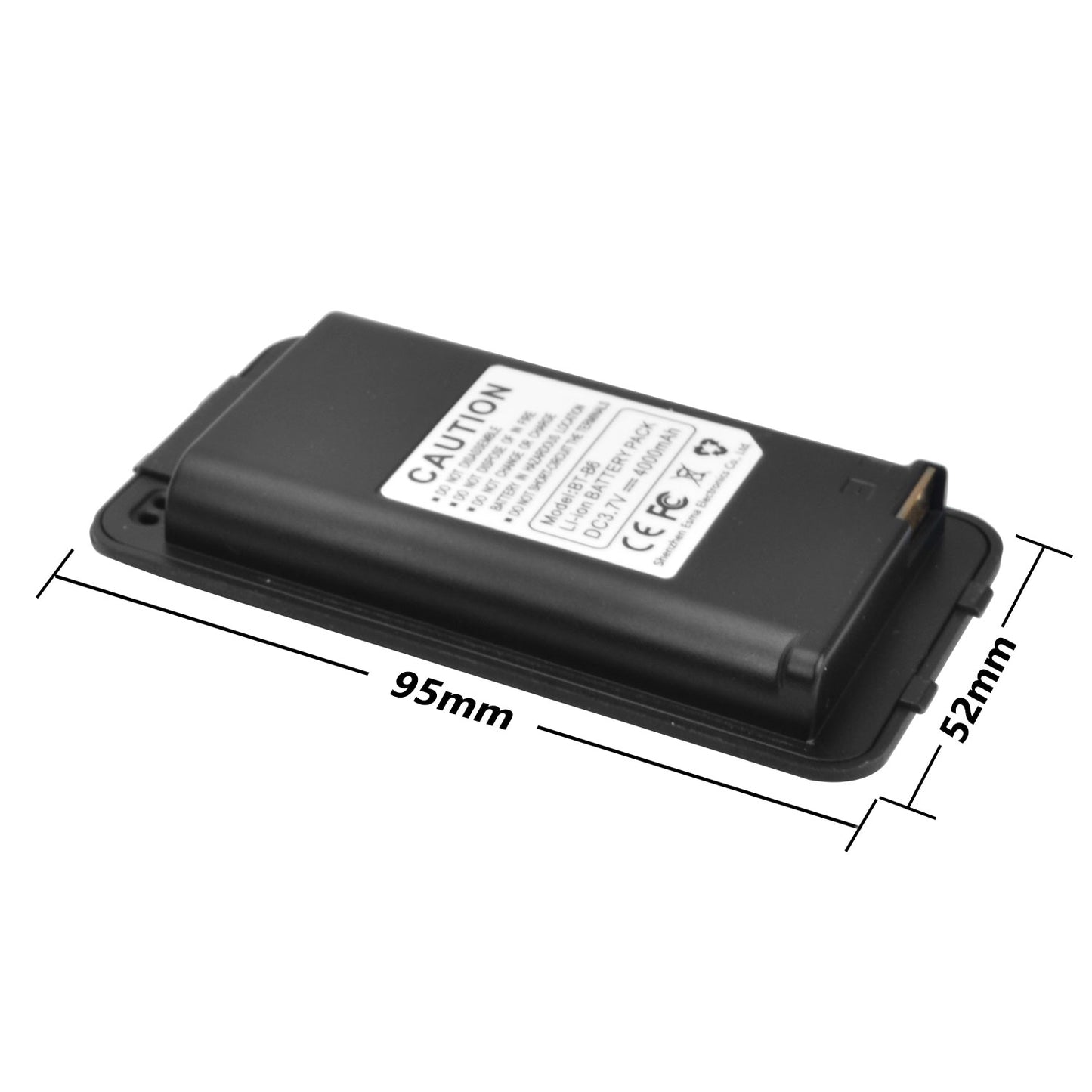 HI-B6 HIROYASU PoC Radio 3.7V 4000mAh Rechargeable Lithium Battery Pack