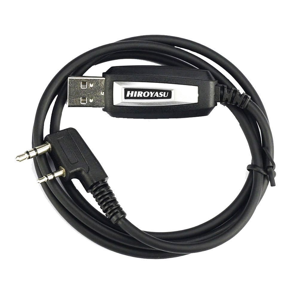 K plug-in Hiroyasu USB Programming Cable CH340 Chipset with CD Driver for Baofeng BF-888S UV-5R UV-5RM UV-17Pro DM-32 Quansheng UV-K5 UV-K5(8) TK11(8)