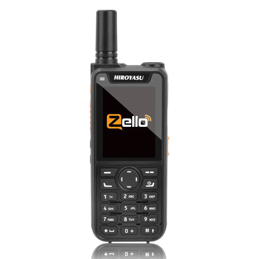 HIROYASU HI-B6 Zello Walkie Talkie Android9.0 Dual Sim Card 2G 3G 4G PoC Radio 1GB ROM 8GB RAM Full keypad 2.4" HD Display