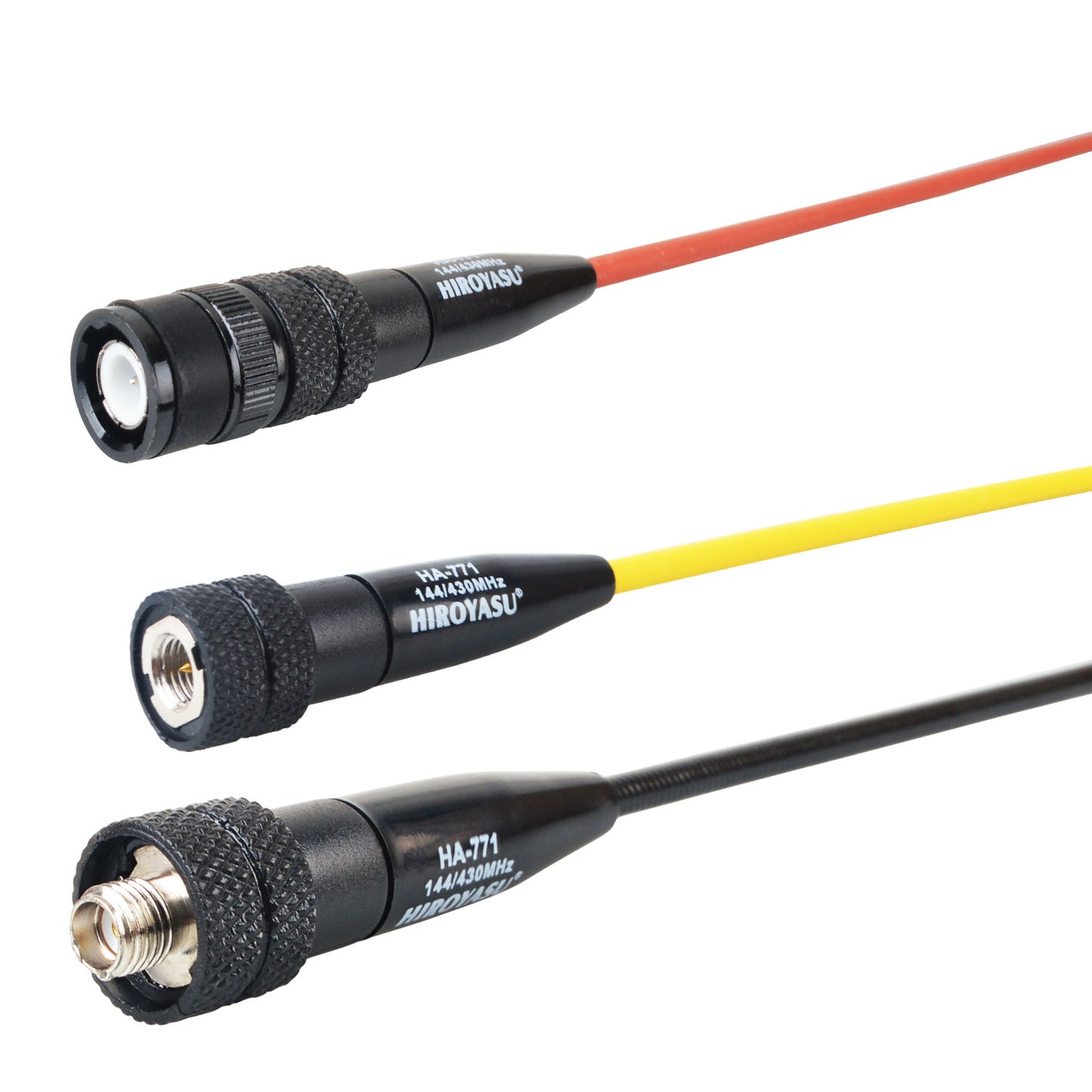 HIROYASU HA-771 VHF UHF 2M 70CM 144/430MHz 2.15/3.0dB High Gain Portable Whip Antenna Four Colors Optional