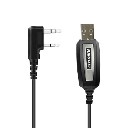 K plug-in Hiroyasu USB Programming Cable CH340 Chipset with CD Driver for Baofeng BF-888S UV-5R UV-5RM UV-17Pro DM-32 Quansheng UV-K5 UV-K5(8) TK11(8)