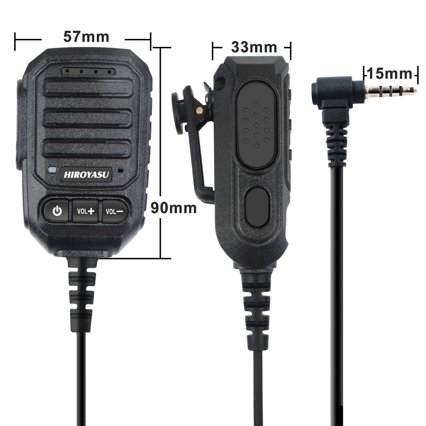 HIROYASU HI-B8 HI-B8Pro PoC Radio Speaker Microphone SP-N1X