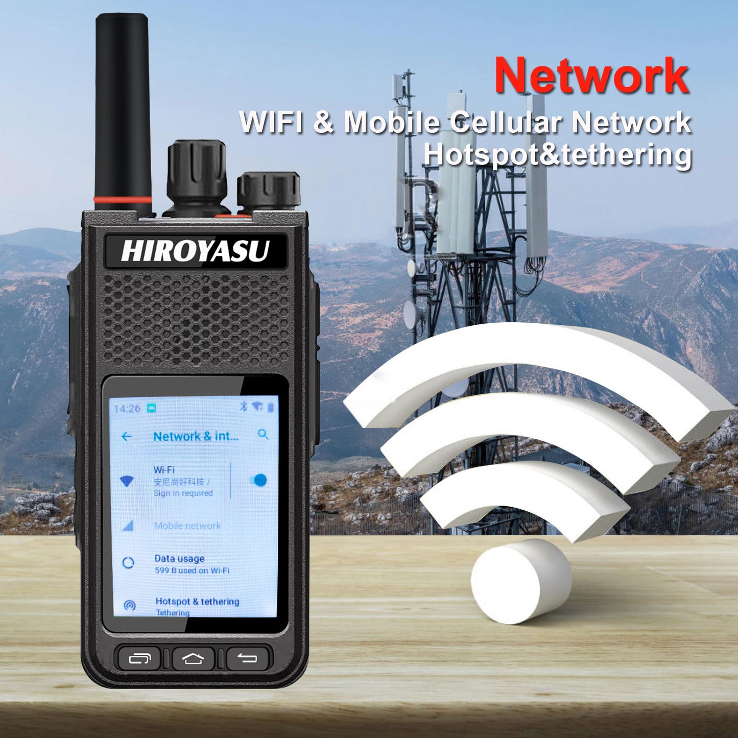 HIROYASU HI-B8Pro LTE PoC Radio