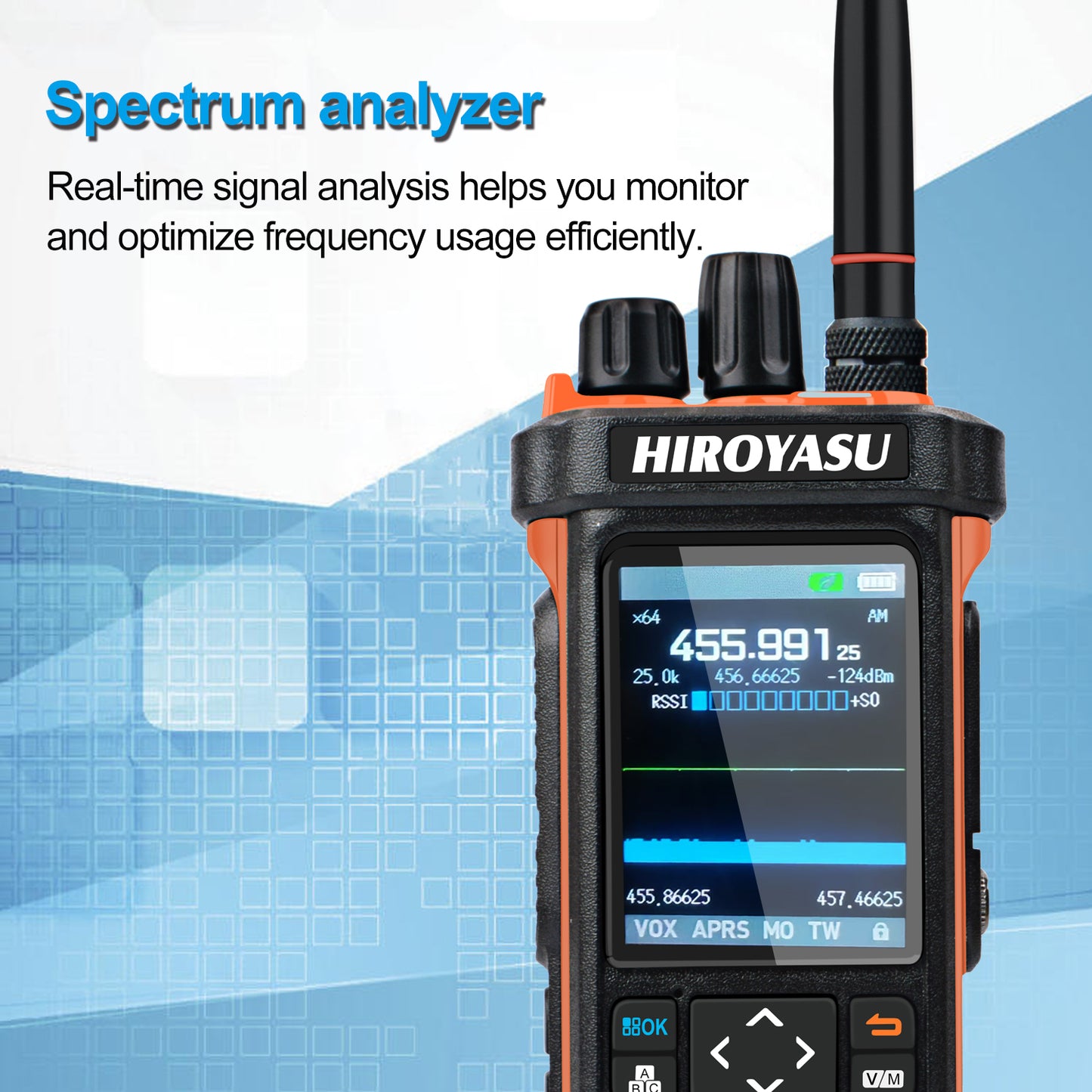 Hiroyasu Radio HI-UV850Pro FM/AM/SSB 10W Bluetooth Program GPS APRS Shortwave Multi-Band DTMF Scrambler FM Amateur Handheld Ham Walkie Talkie