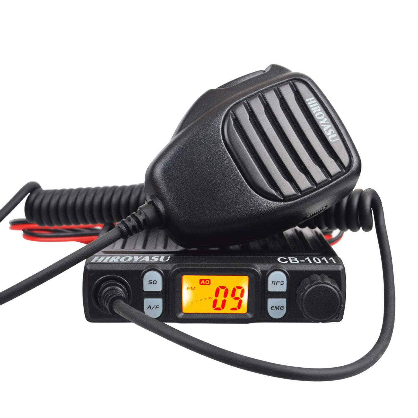 HIROYASU 11 Metroj Radio 27MHz CB-1011 CB Poŝtelefona Transceptor 40Ch FM/AM 8W Kompakta Mini Civitana Bando Walkie Talkie