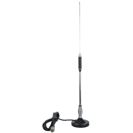 Citizen Band Mobile Radio CB 27MHz Antenna 600mm Length 1.8dB High Gain with Magnet Mount and RG-58C/U Coaxial Cable 2782
