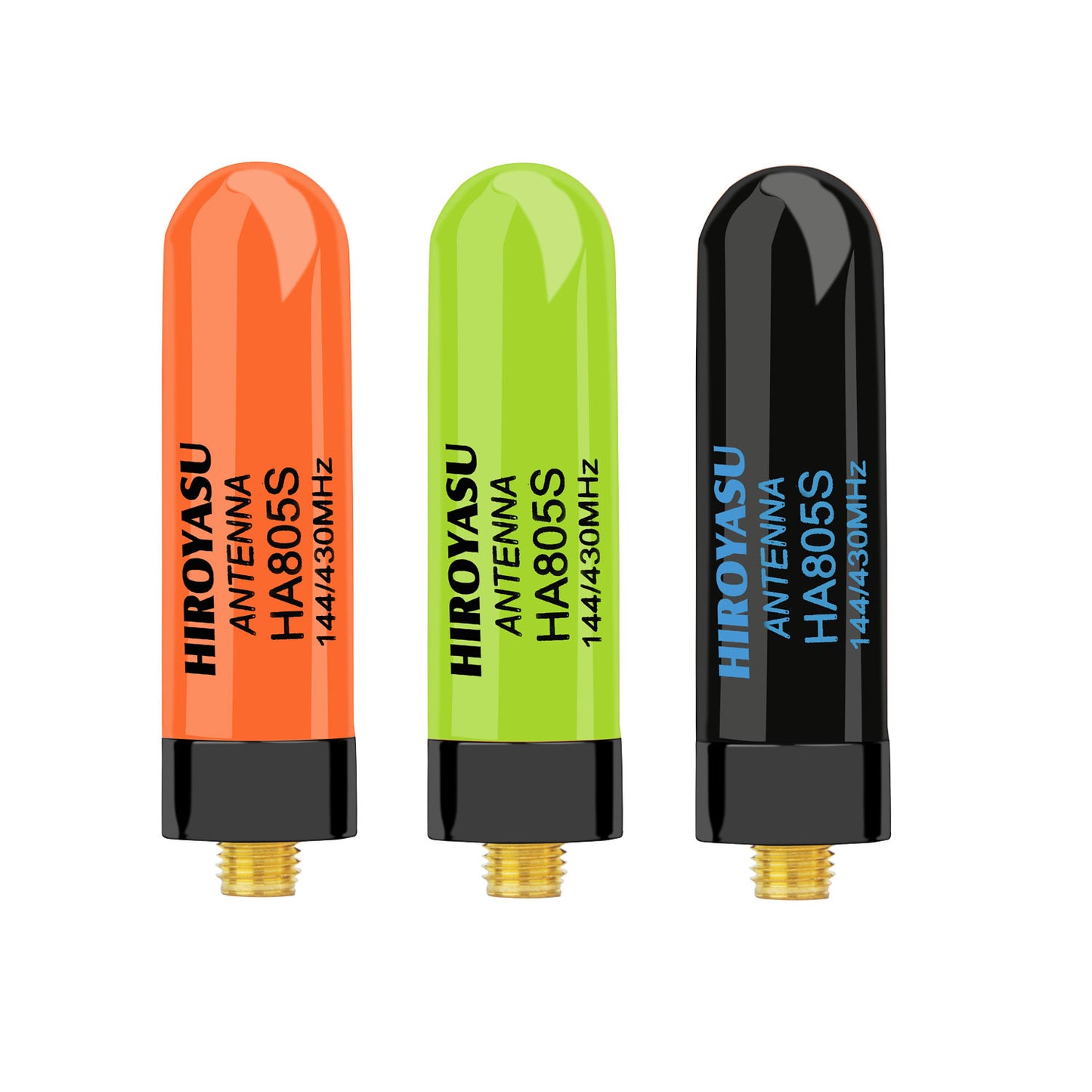 HIROYASU HA805S 144/430MHz Dual Band 2.15dB 10Watt 70cm/2m Band Handheld Thumb Antenna 5cm Length
