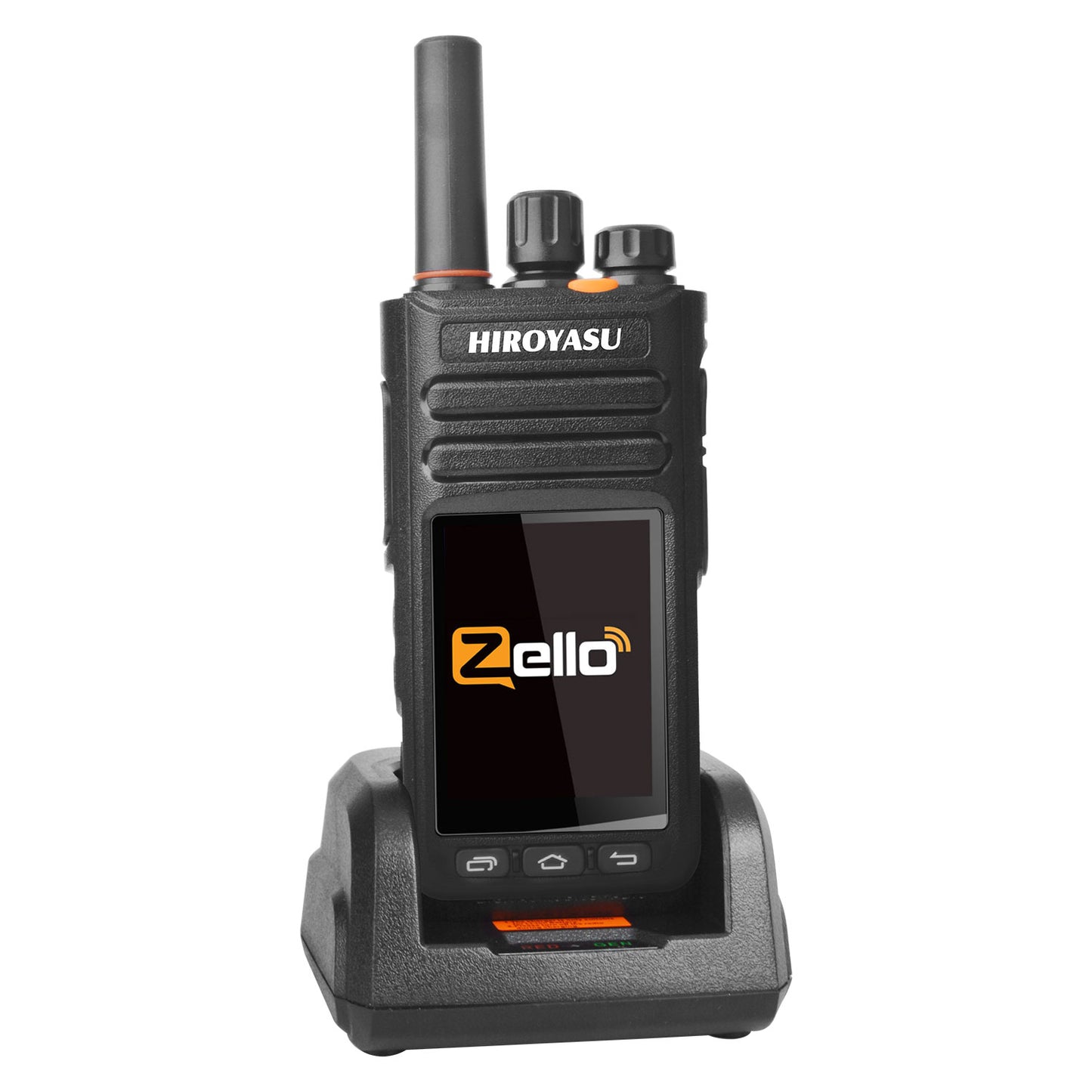 Hiroyasu HI-B8 HI-R23 Android Zello Walkie Talkie PoC Radio Desktop Charger Base Cradle with Mico USB Charging Cable
