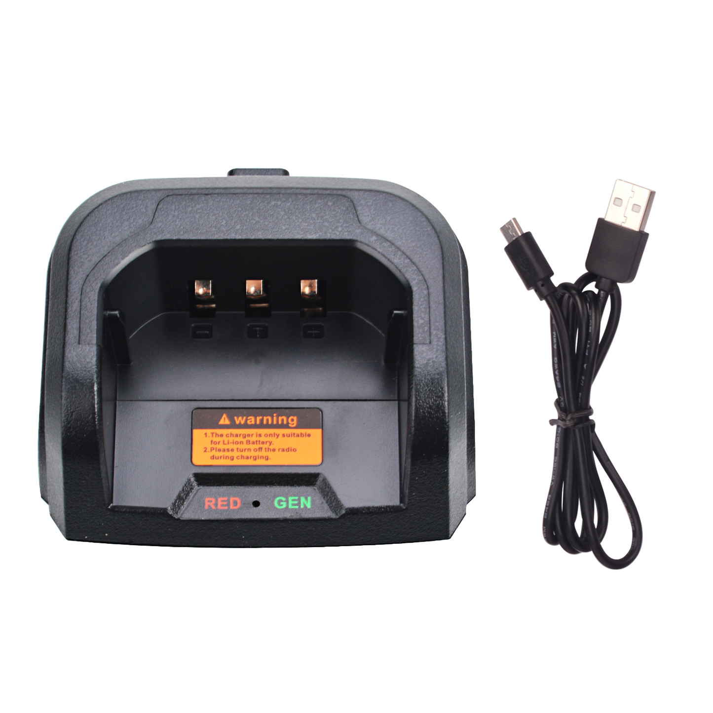 Hiroyasu HI-B8 HI-R23 Android Zello Walkie Talkie PoC Radio Desktop Charger Base Cradle with Mico USB Charging Cable