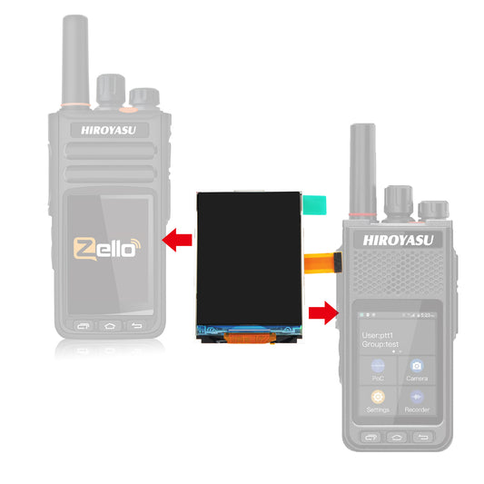 HIROYASU HI-B8 HI-B8Pro PoC Radio 2.4-inch LCD Replacement Parts