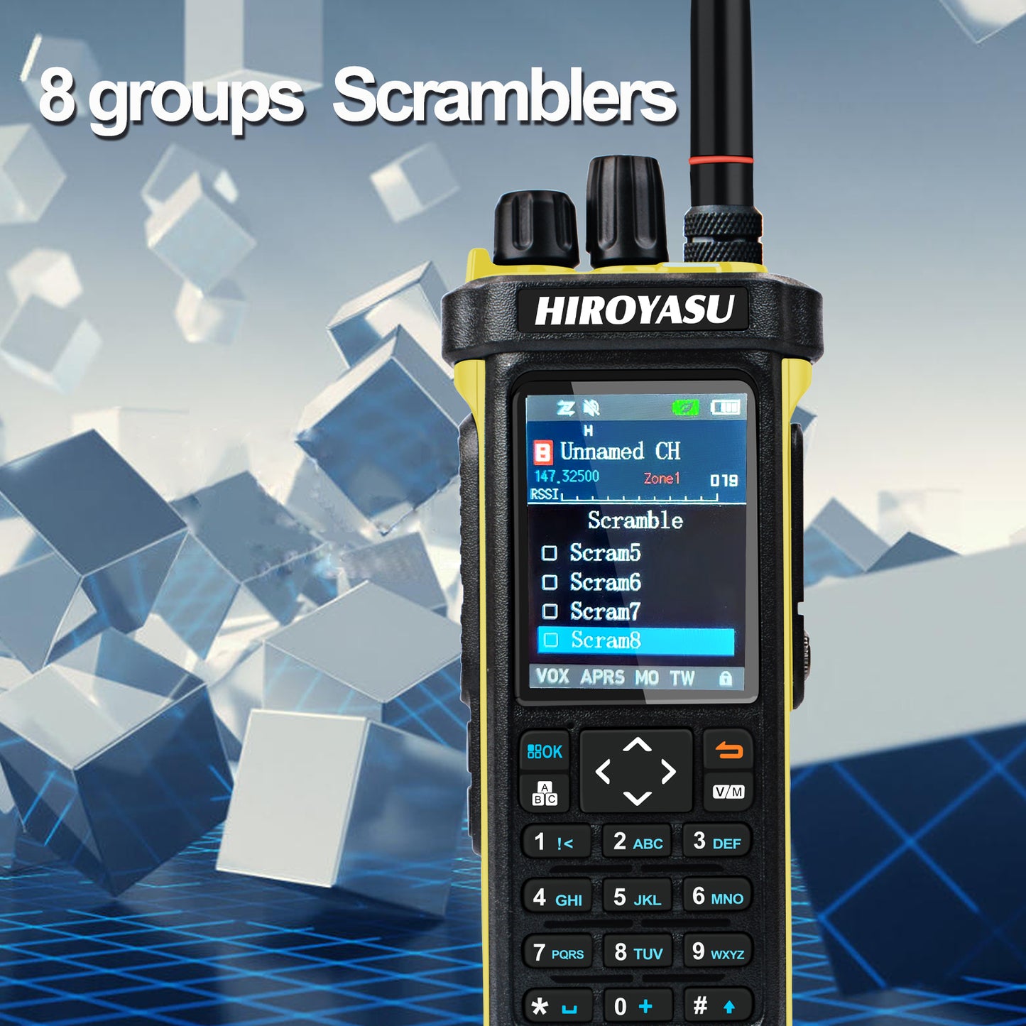 Hiroyasu Radio HI-UV850Pro FM/AM/SSB 10W Bluetooth Program GPS APRS Shortwave Multi-Band DTMF Scrambler FM Amateur Handheld Ham Walkie Talkie