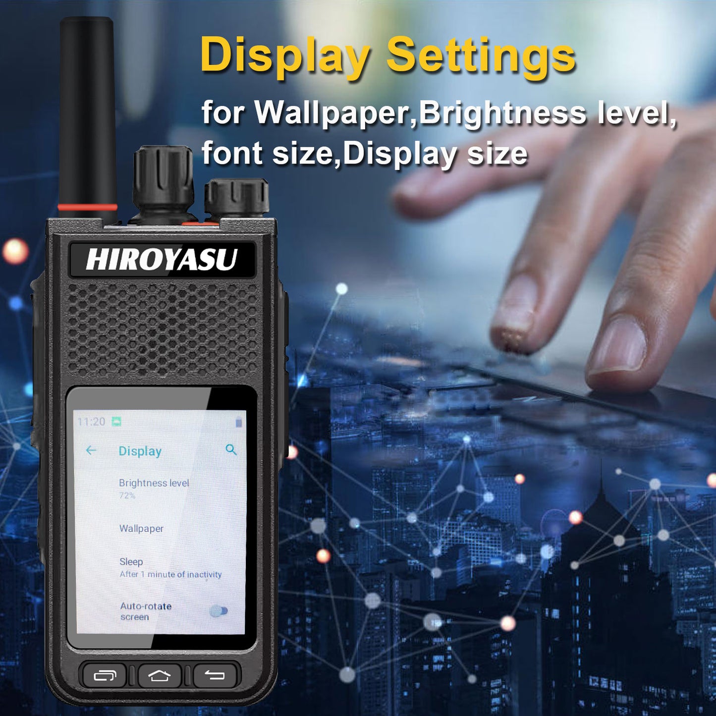 HIROYASU HI-B8Pro LTE PoC Radio
