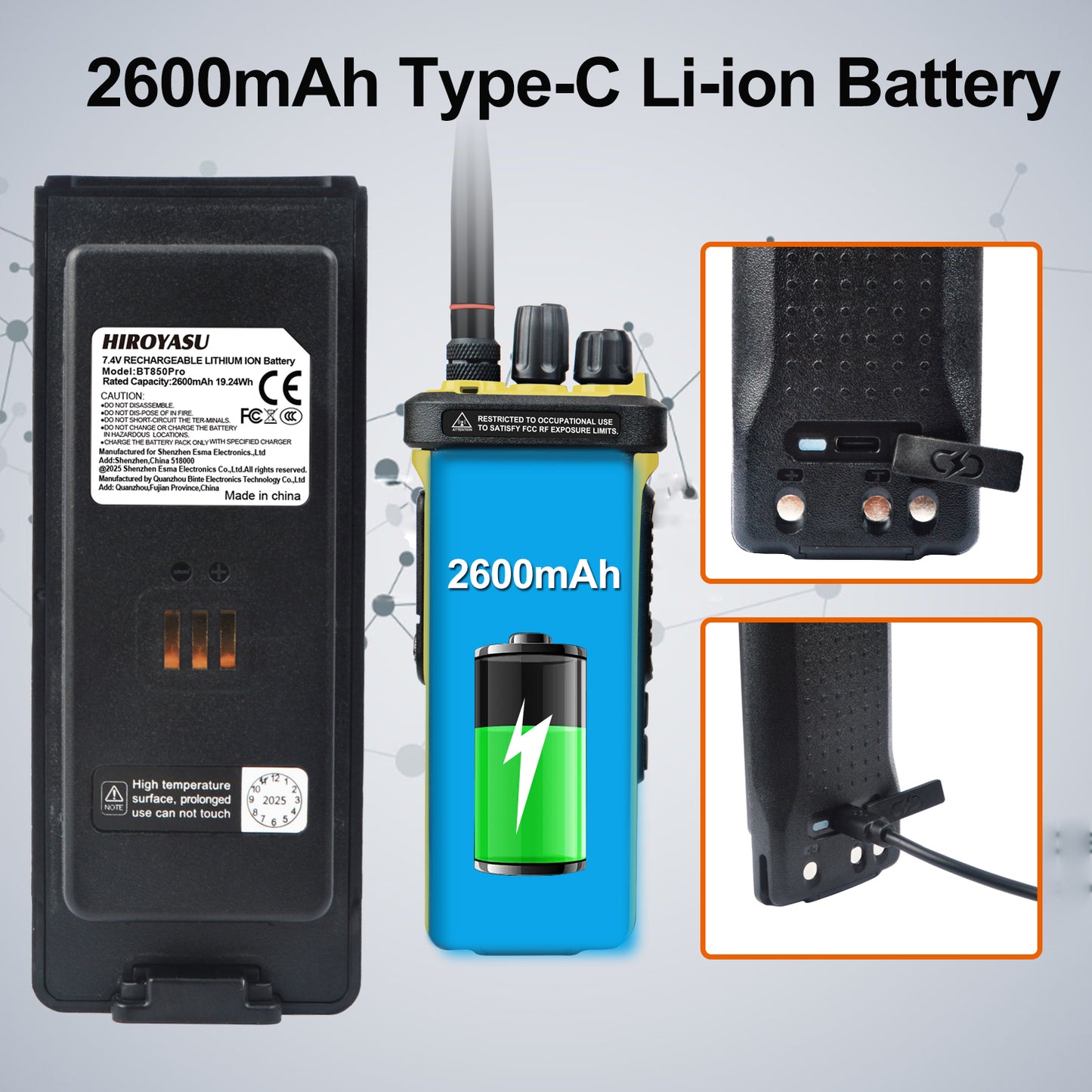 Hiroyasu Radio HI-UV850Pro FM/AM/SSB 10W Bluetooth Program GPS APRS Shortwave Multi-Band DTMF Scrambler FM Amateur Handheld Ham Walkie Talkie