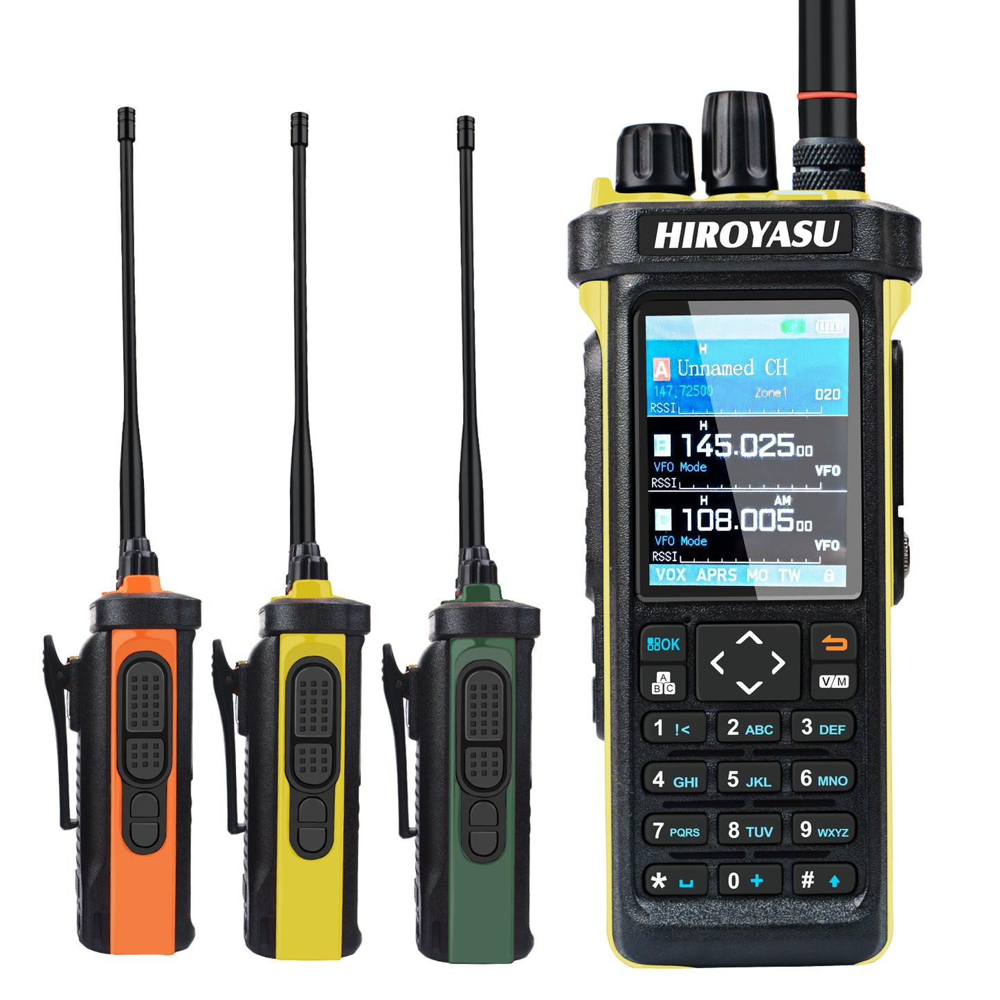 Hiroyasu Radio HI-UV850Pro FM/AM/SSB 10W Bluetooth Program GPS APRS Shortwave Multi-Band DTMF Scrambler FM Amateur Handheld Ham Walkie Talkie