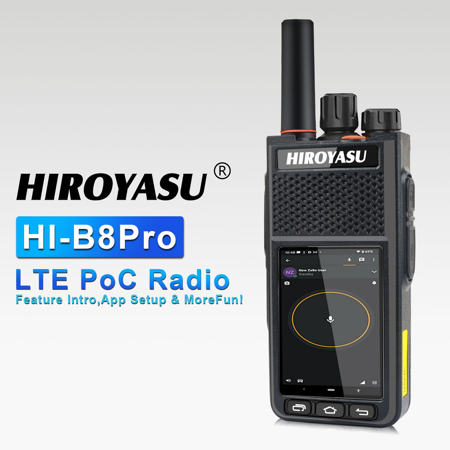 HIROYASU HI-B8Pro LTE PoC Radio