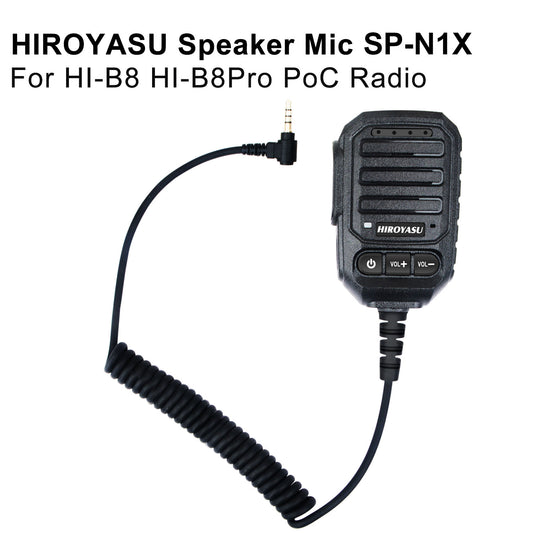 HIROYASU HI-B8 HI-B8Pro PoC Radio Speaker Microphone SP-N1X