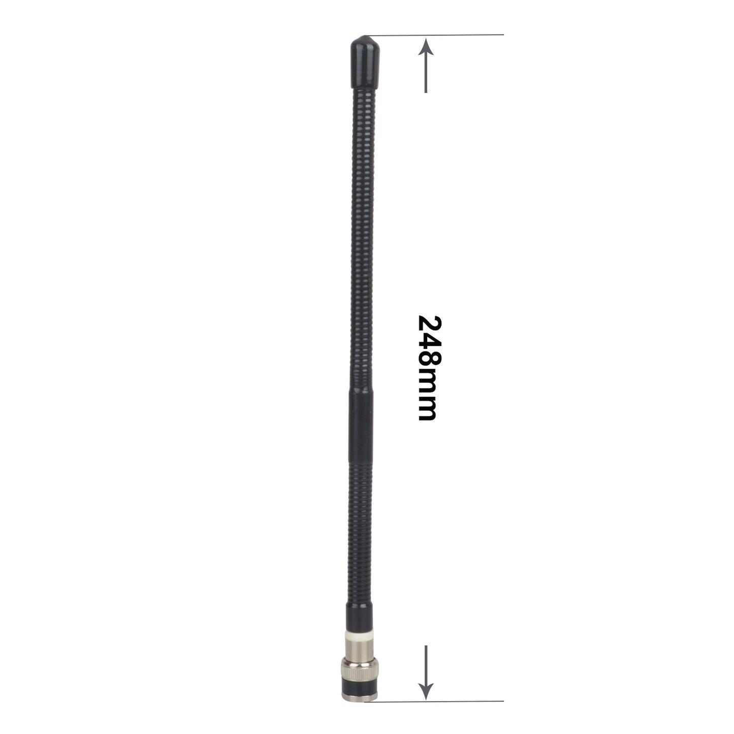27MHz Walkie Talkie Portable Antenna 248mm Length BNC Connector 2.15dBi CB Handheld Radio Antenna