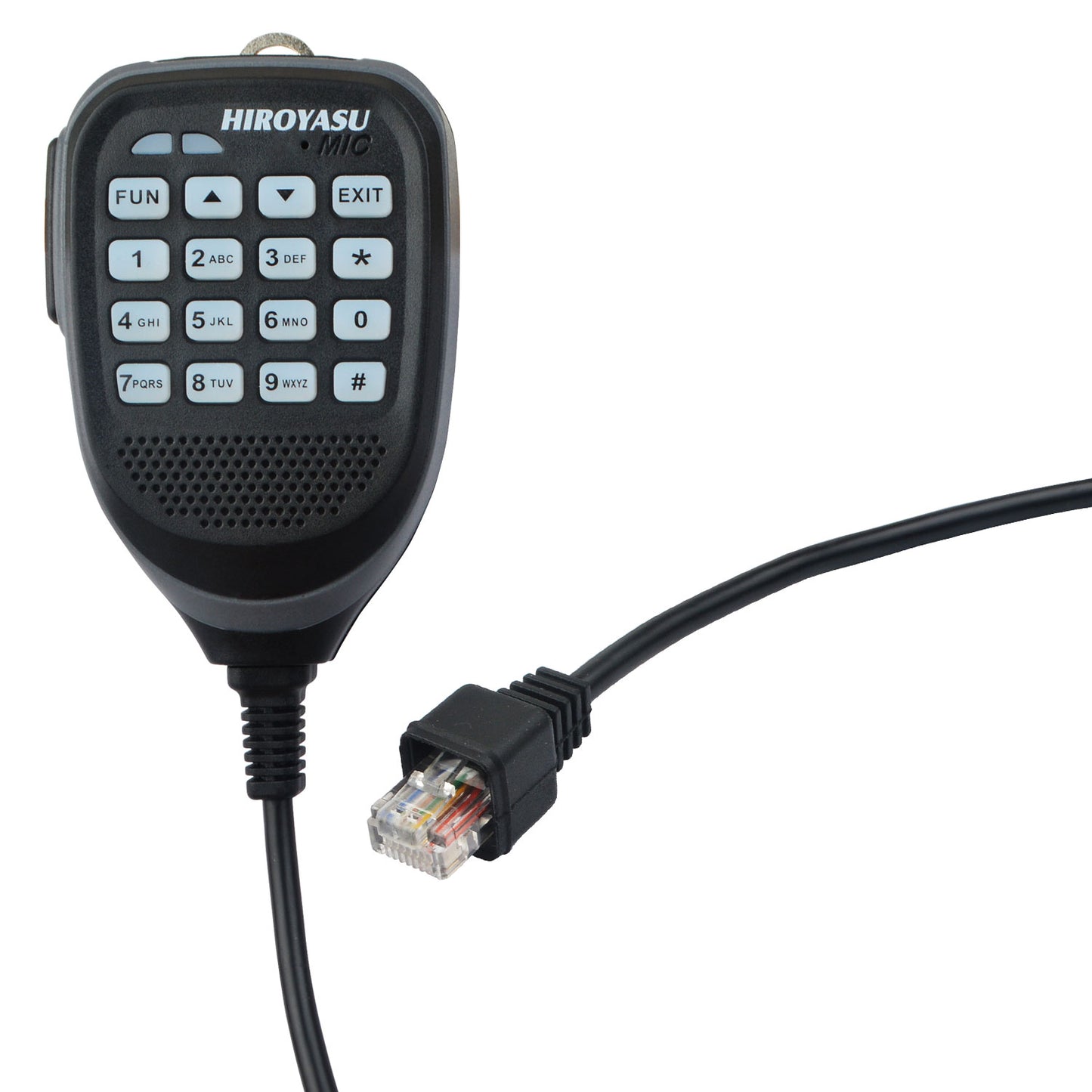 HIROYASU IC-980Pro IC-980Pro Max Mobile Radio Microphone Speaker HM-18 8Pins Connector