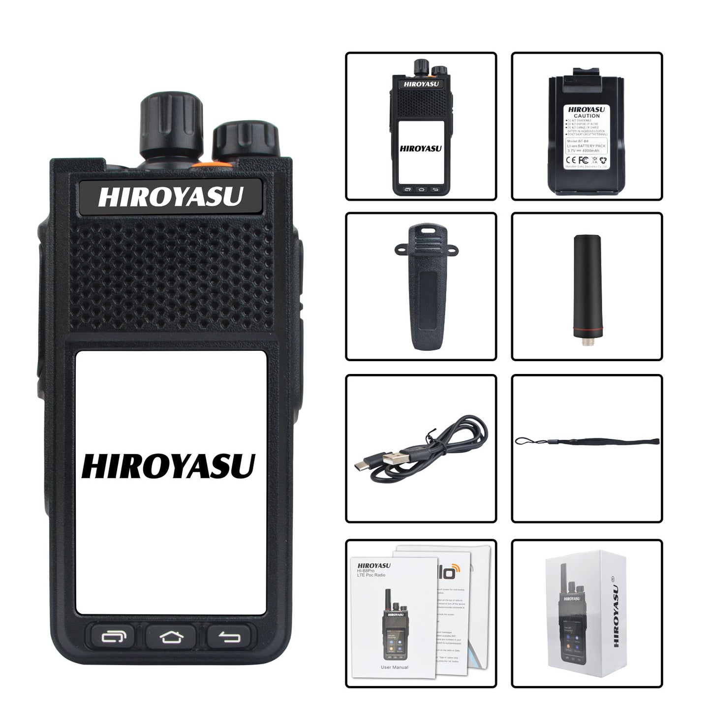 HIROYASU HI-B8Pro LTE PoC Radio