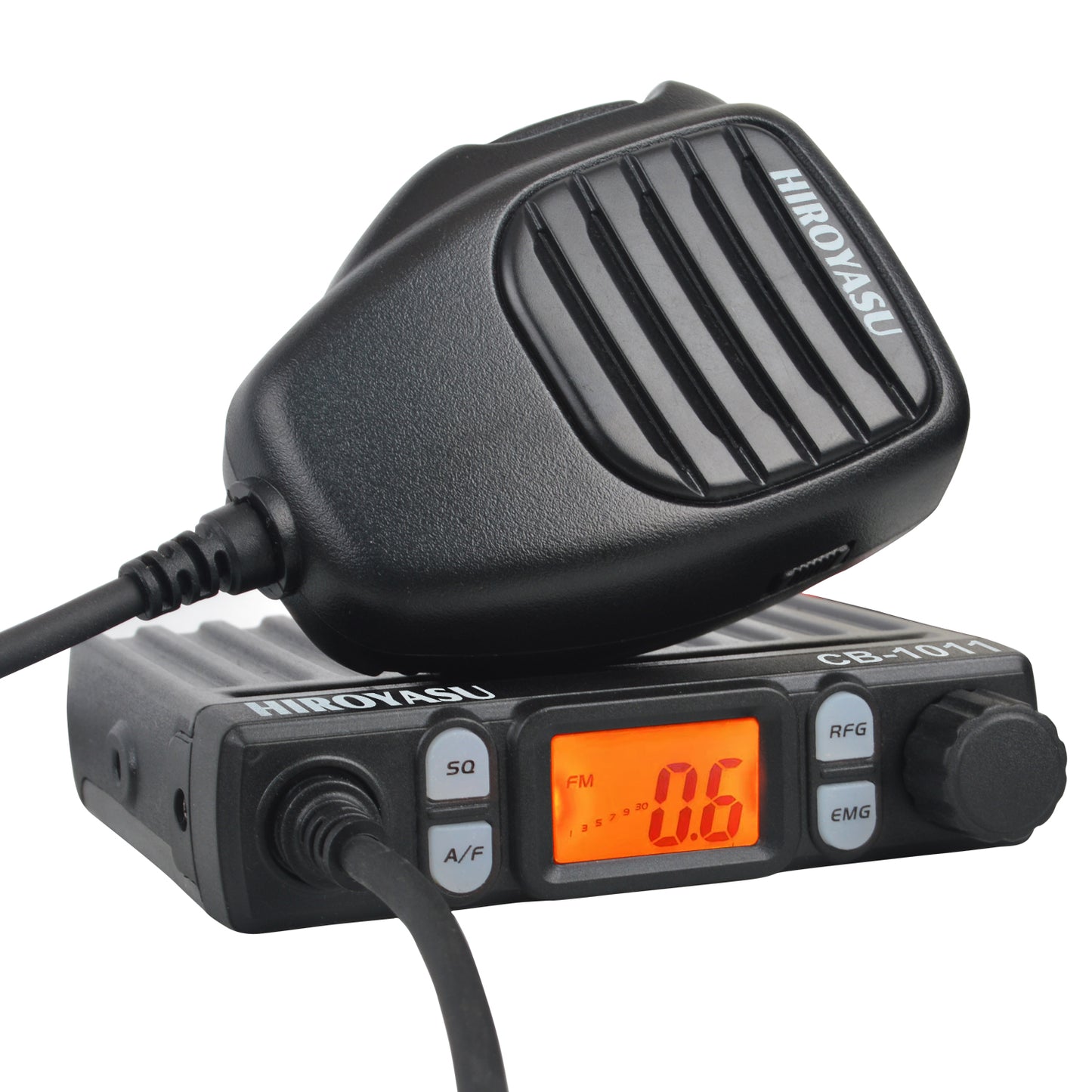 HIROYASU 11 Metroj Radio 27MHz CB-1011 CB Poŝtelefona Transceptor 40Ch FM/AM 8W Kompakta Mini Civitana Bando Walkie Talkie