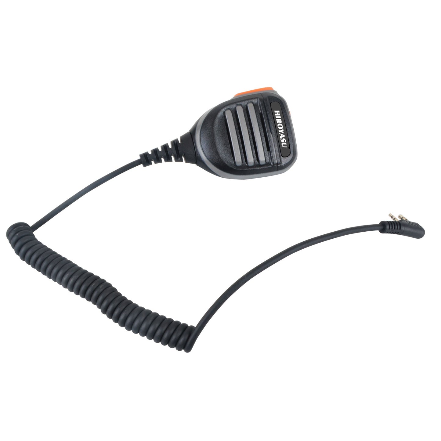 HIROYASU K-424 8ohm 1Watt Palm Mic Speaker 2 Pins K Plug-in for Baofeng UV-5R BF-888S UV-5RH DM-32 Quansheng TK11(8) TK11(5) Portable Two Way Radio