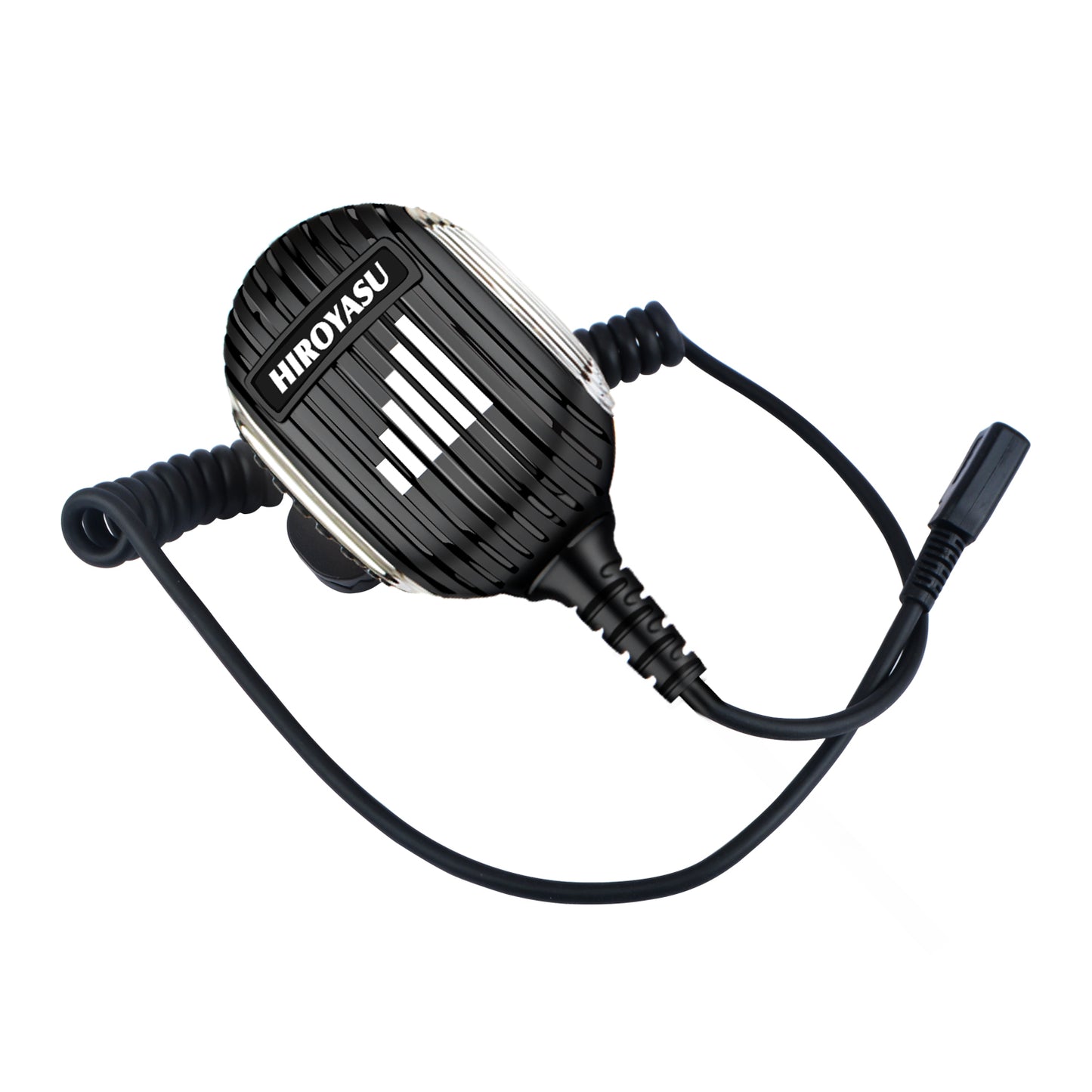 HIROYASU Q7 Walkie Talkie Speaker Microphone Palm Mic 2W 8ohm K plug with stretchable Spring Cable for baofeng UV-5RMINI UV-17PRO GPS Radio Quansheng UV-K5 UV-K5(8) Walkie Talkie