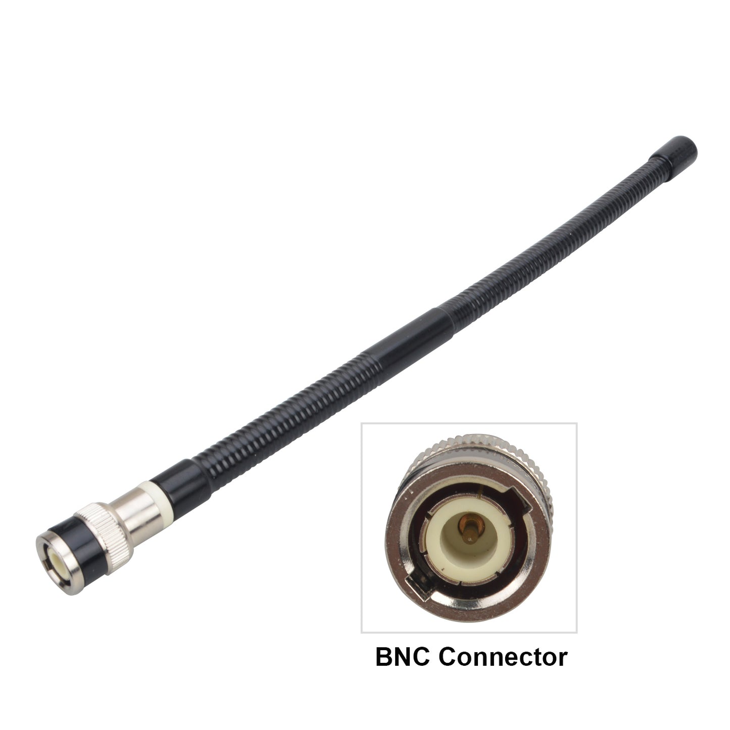 27MHz Walkie Talkie Portable Antenna 248mm Length BNC Connector 2.15dBi CB Handheld Radio Antenna