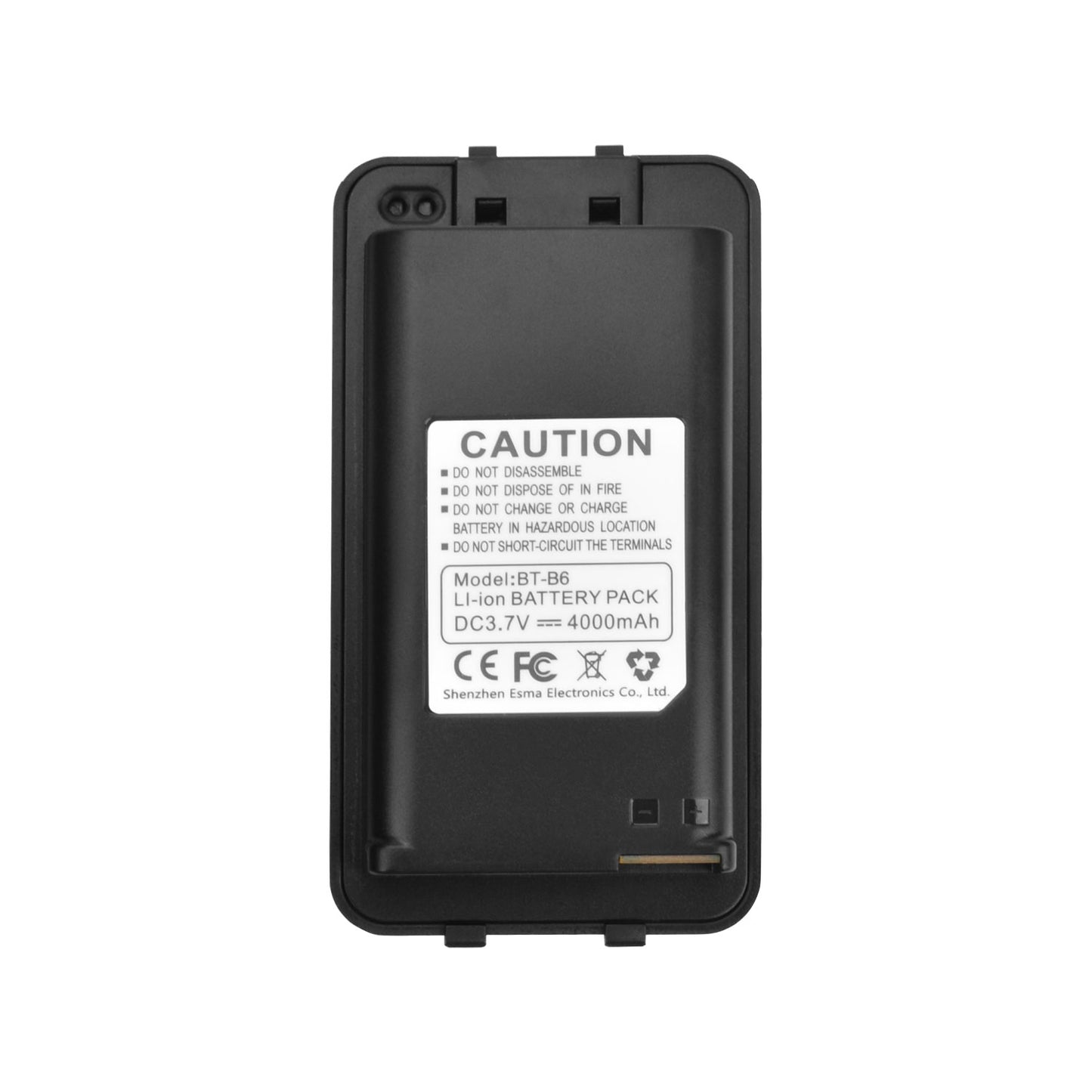HI-B6 HIROYASU PoC Radio 3.7V 4000mAh Rechargeable Lithium Battery Pack