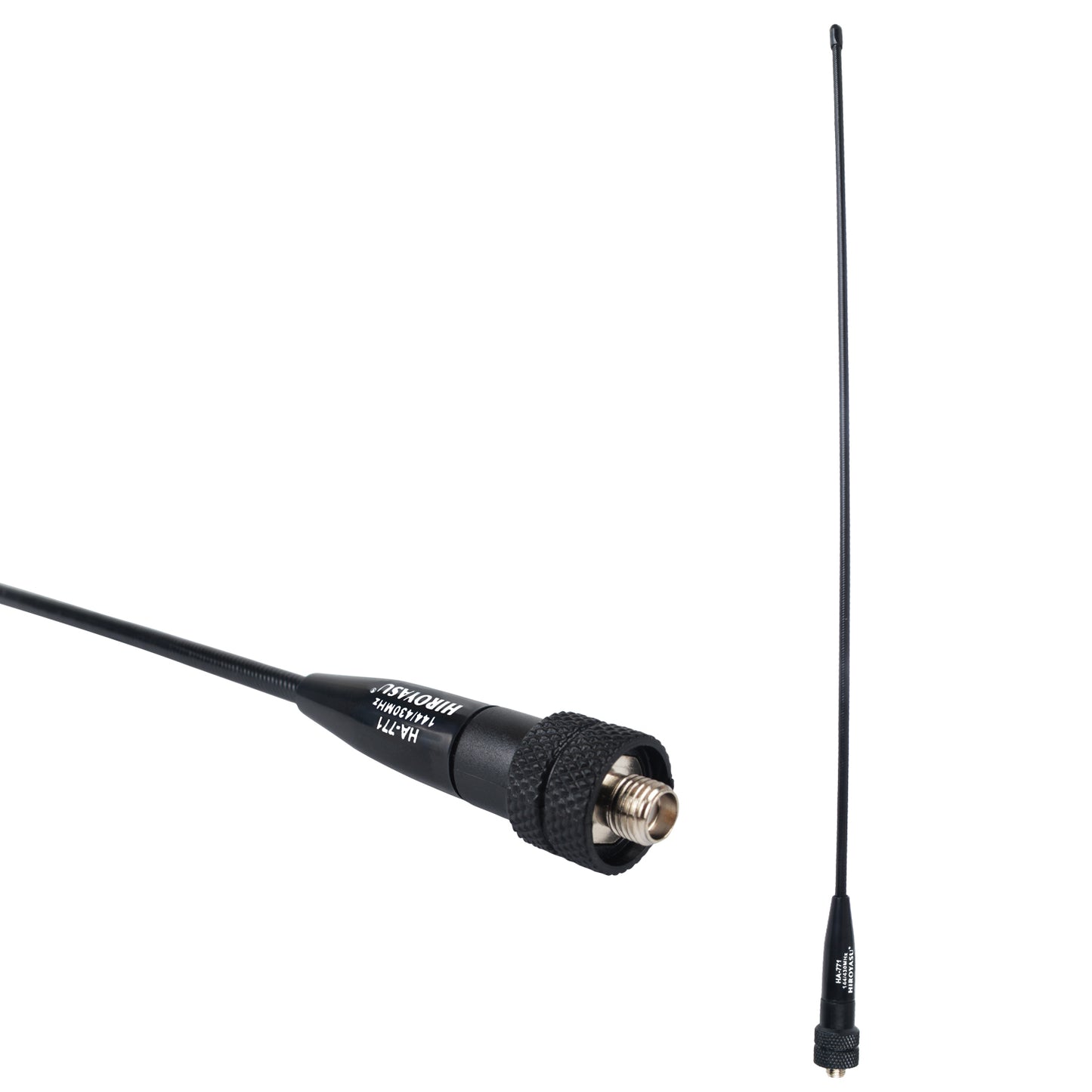 HIROYASU HA-771 VHF UHF 2M 70CM 144/430MHz 2.15/3.0dB High Gain Portable Whip Antenna Four Colors Optional