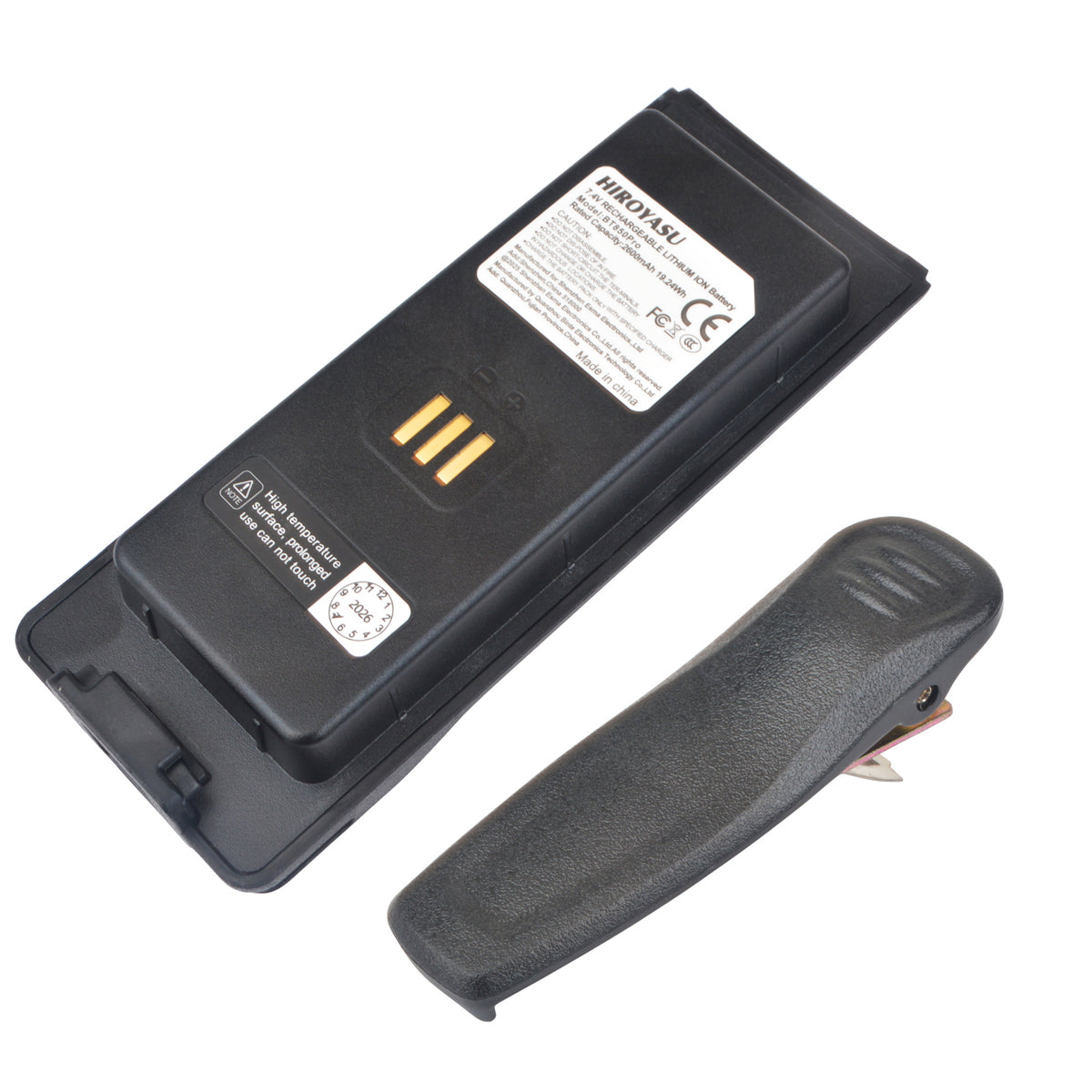 HIROYASU HI-UV850Pro Rechargeable Lithium-ion Battery 2600mAh DC7.4V 19.24Wh
