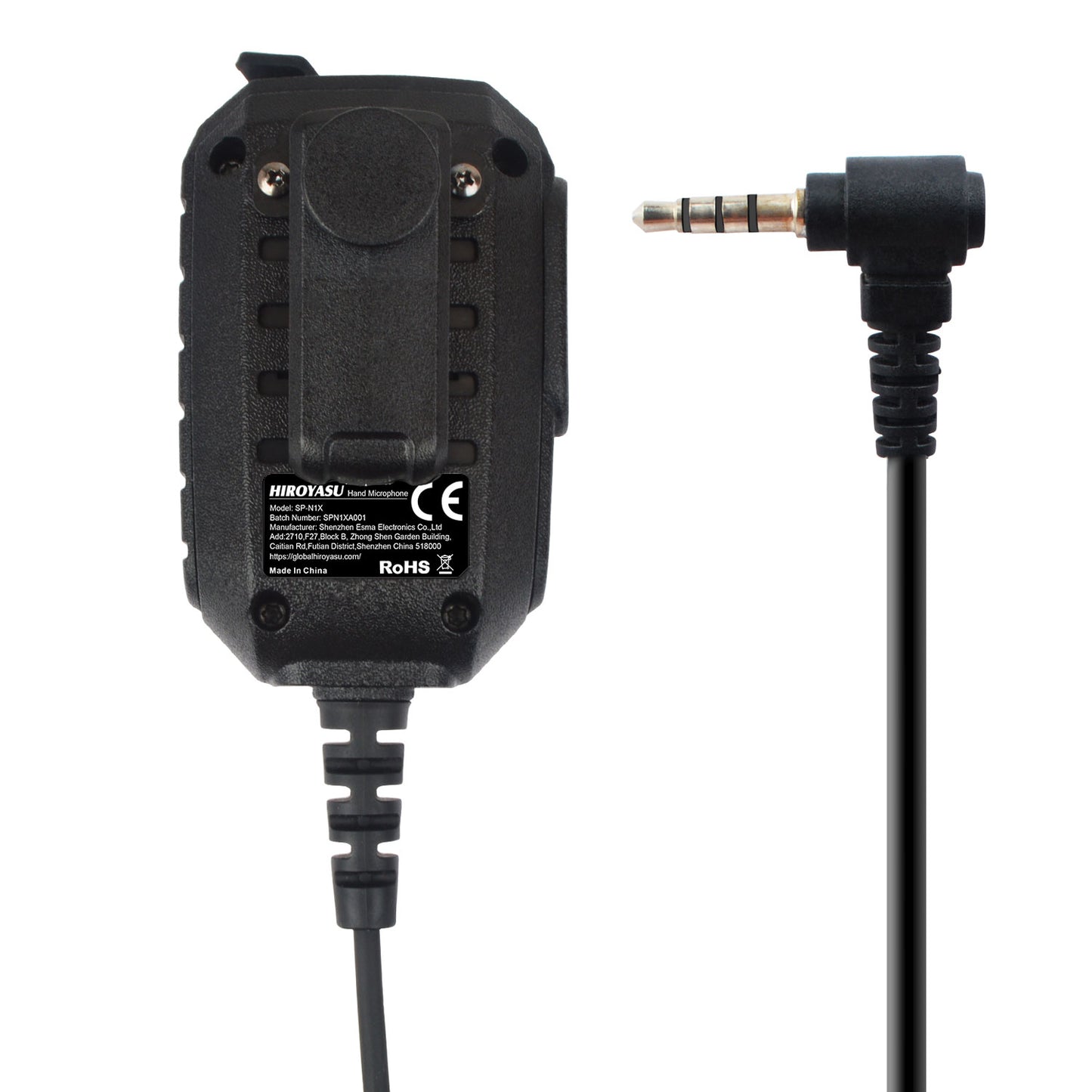 HIROYASU HI-B8 HI-B8Pro PoC Radio Speaker Microphone SP-N1X