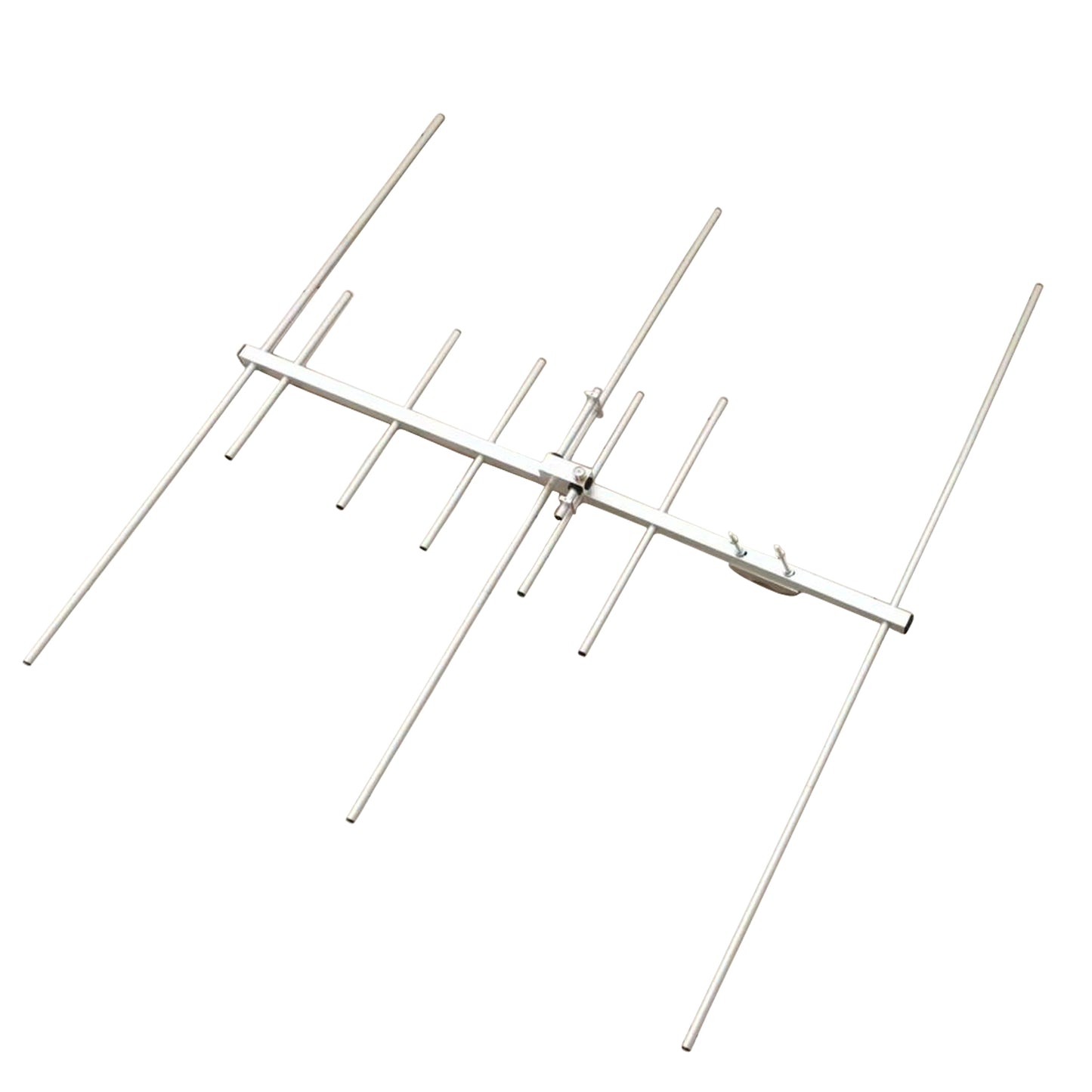 HIROYASU YA04UV Dual Band 144/430MHz GMRS 8-Element Directional High Gain Walkie Talkies Yagi Antenna 9.0dB VHF 11.5dB UHF 100W