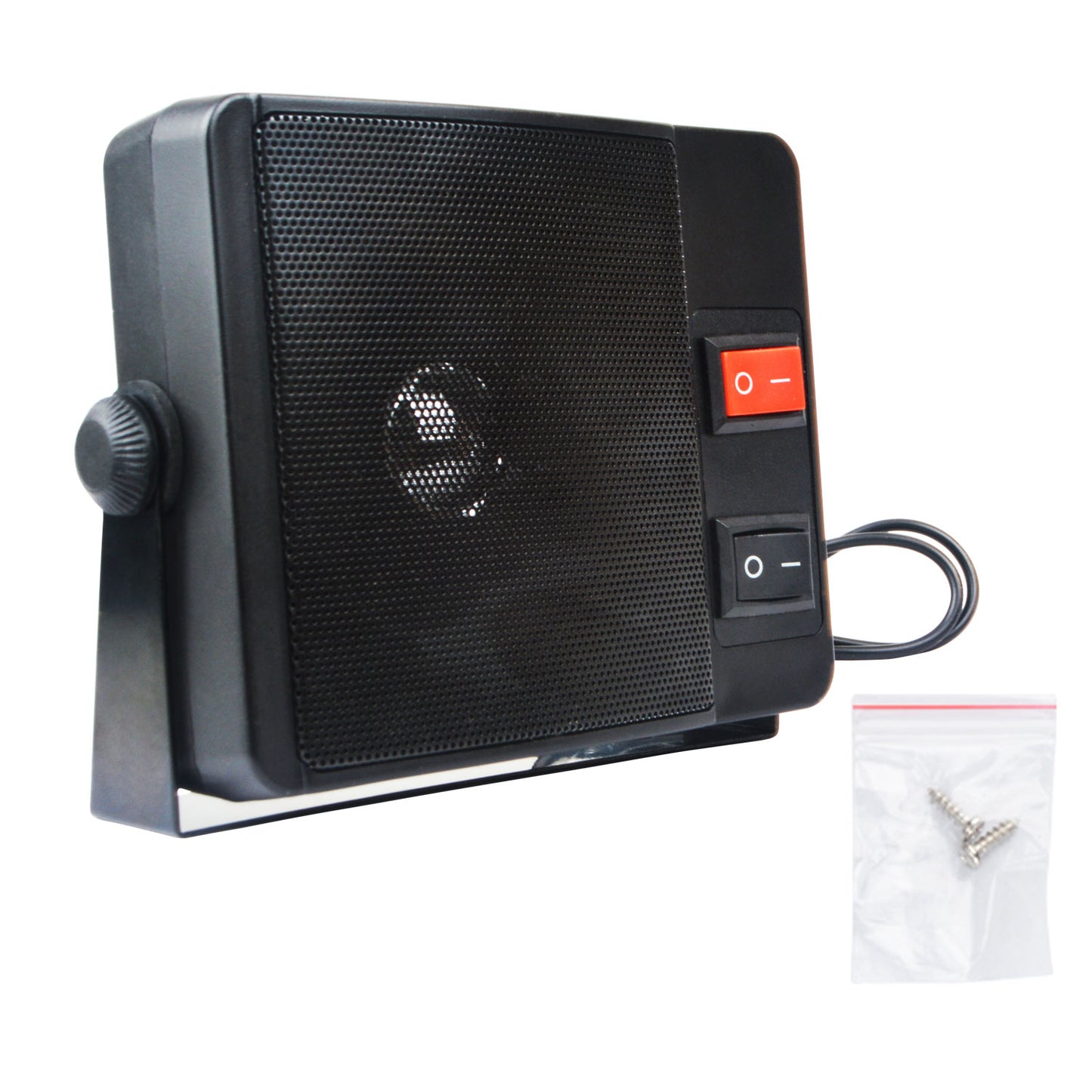 Heavy Duty Mobile Radio External Speaker 3.5mm Plug Loudspeaker for Hiroyasu IC-980Pro, IC-980Pro Max CQ-7373 Car Waklie Talkie