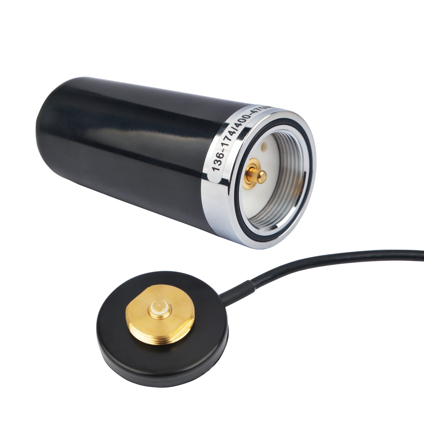 HH-N2RS NMO Dual Band Antenna with 5 Meter RG-58 Coaxial Cable and Magnetic Antenna Mount For Car Mobile Radio UHF VHF 400-470 136-174MHz Transceiver