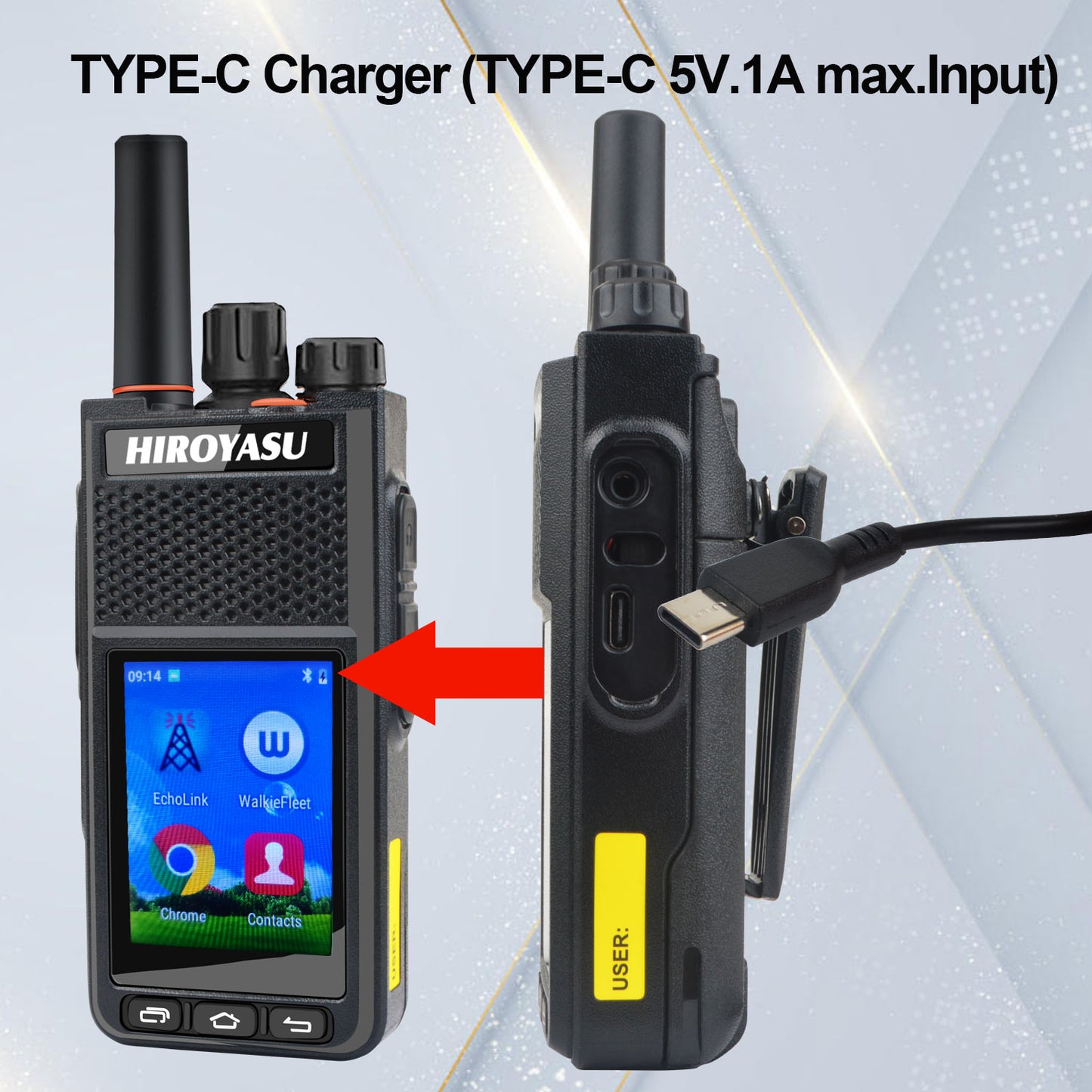 HIROYASU HI-B8Pro LTE PoC Radio