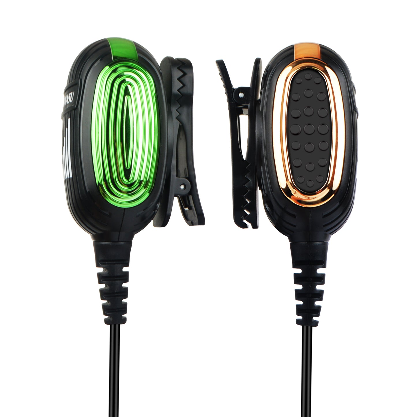 HIROYASU Q7 Walkie Talkie Speaker Microphone Palm Mic 2W 8ohm K plug with stretchable Spring Cable for baofeng UV-5RMINI UV-17PRO GPS Radio Quansheng UV-K5 UV-K5(8) Walkie Talkie