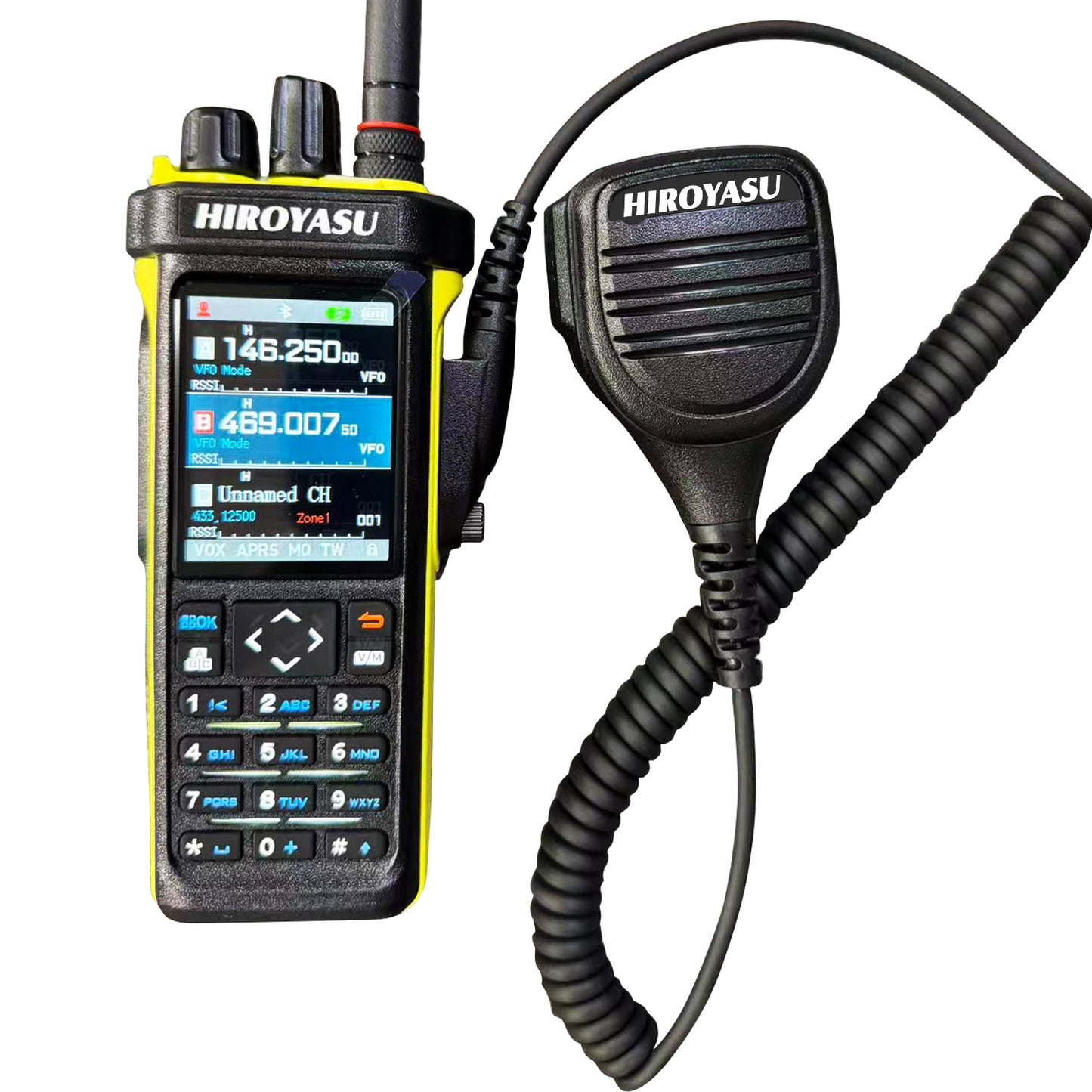 Hiroyasu HW-UV938 HW-UV910 HI-UV850Pro Walkie Talkie Speaker Microphone Palm Hand Mic