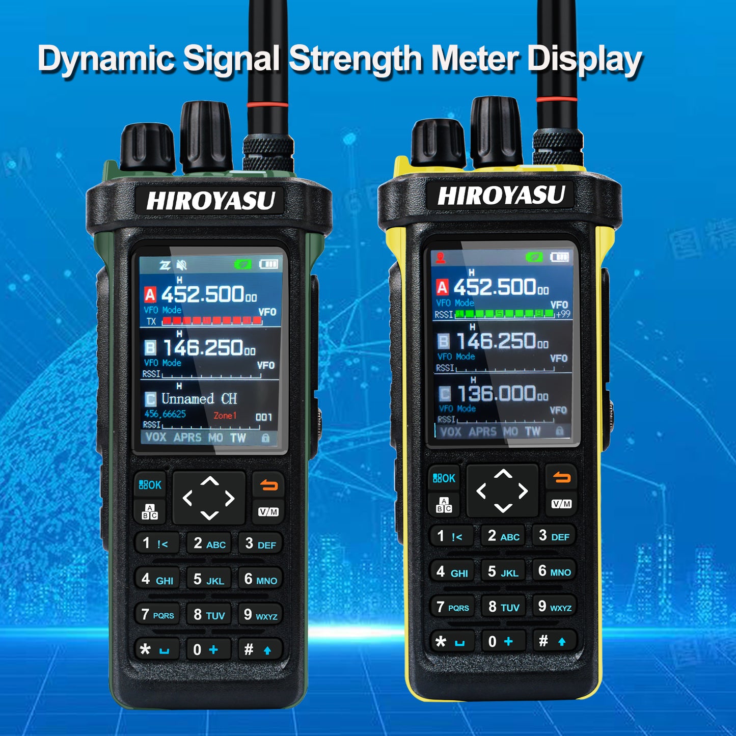 Hiroyasu Radio HI-UV850Pro FM/AM/SSB 10W Bluetooth Program GPS APRS Shortwave Multi-Band DTMF Scrambler FM Amateur Handheld Ham Walkie Talkie