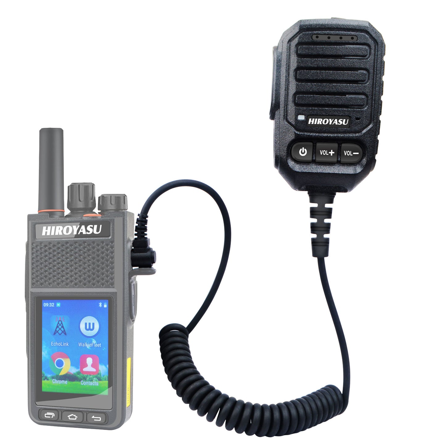 HIROYASU HI-B8 HI-B8Pro PoC Radio Speaker Microphone SP-N1X