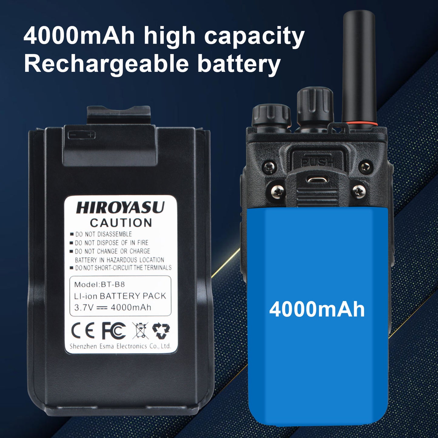 HIROYASU HI-B8Pro LTE PoC Radio