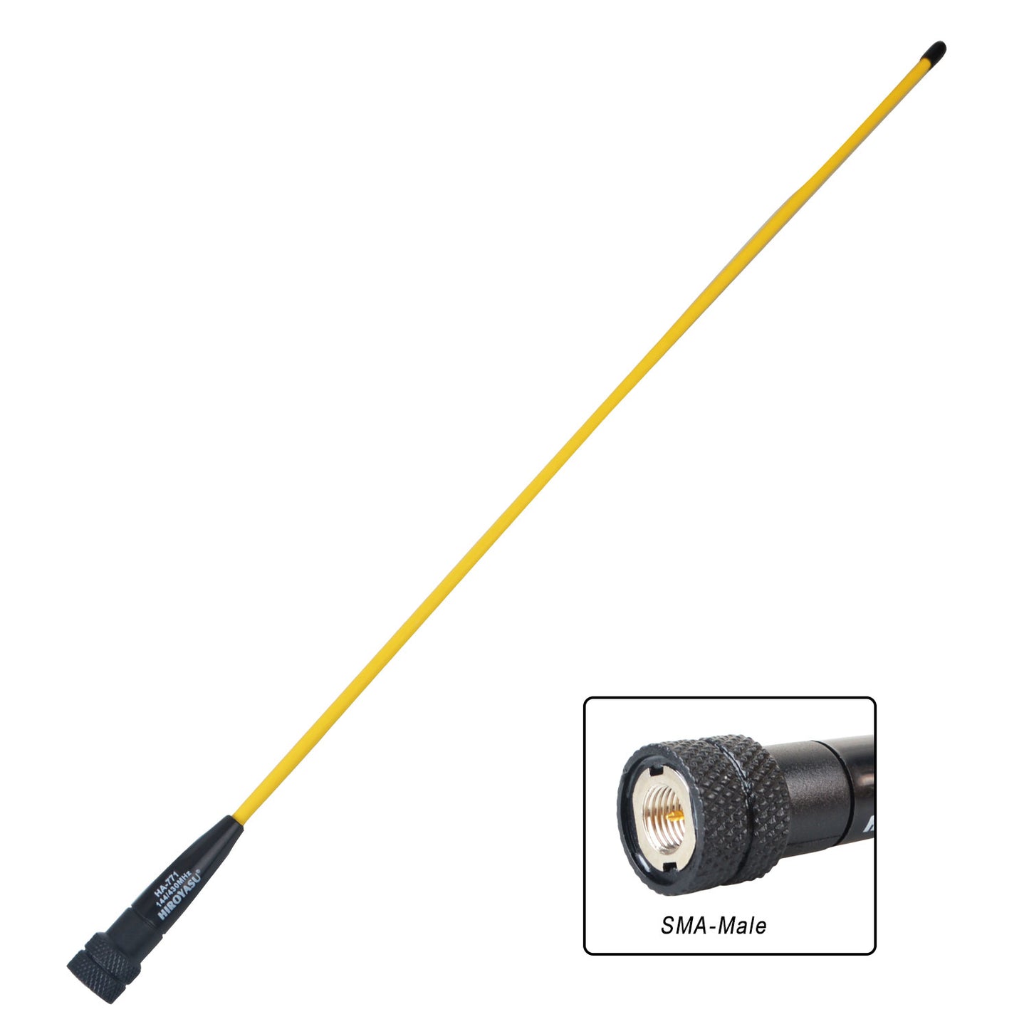 HIROYASU HA-771 VHF UHF 2M 70CM 144/430MHz 2.15/3.0dB High Gain Portable Whip Antenna Four Colors Optional