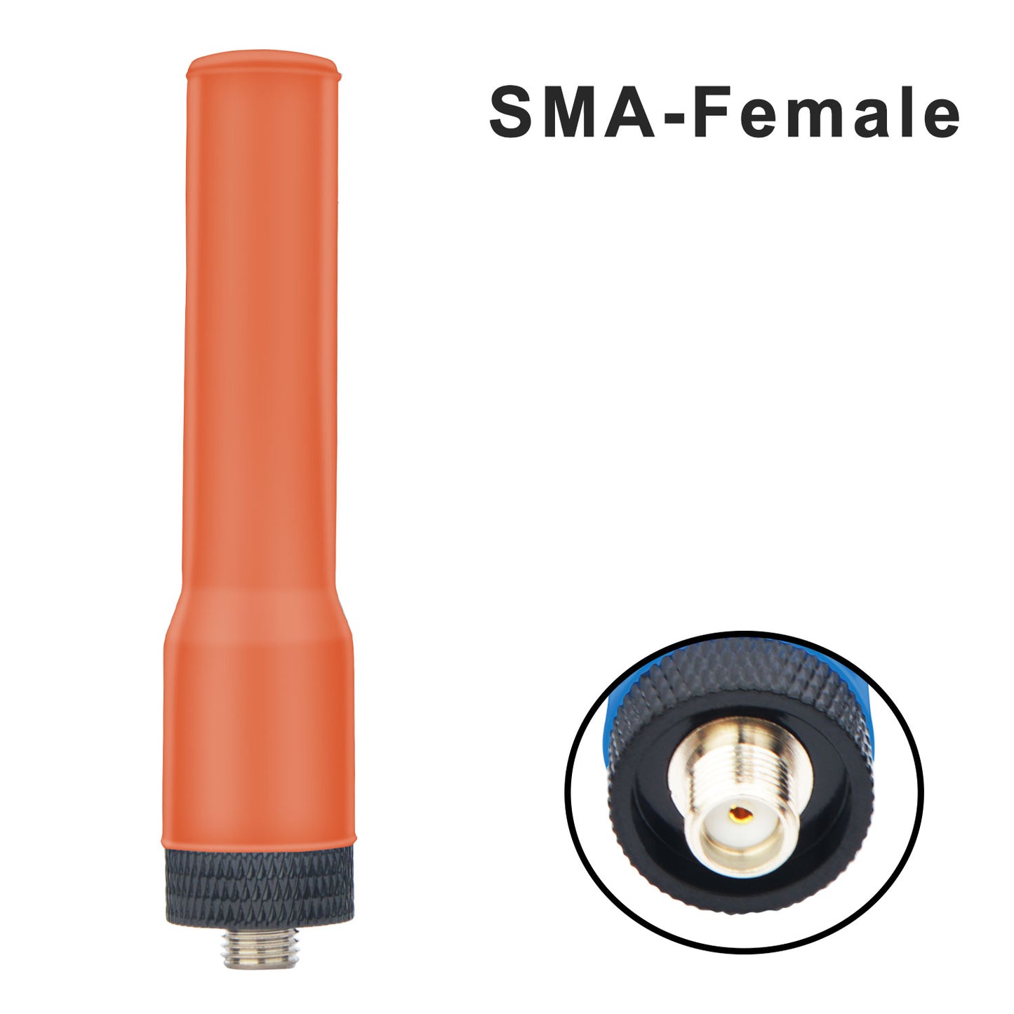 HIROYASU HA20 Mini Soft Silicon Antenna 144/430MHz 2m/70cm Dual Band 2.15dB 7cm Length Flexible Handheld Antenna