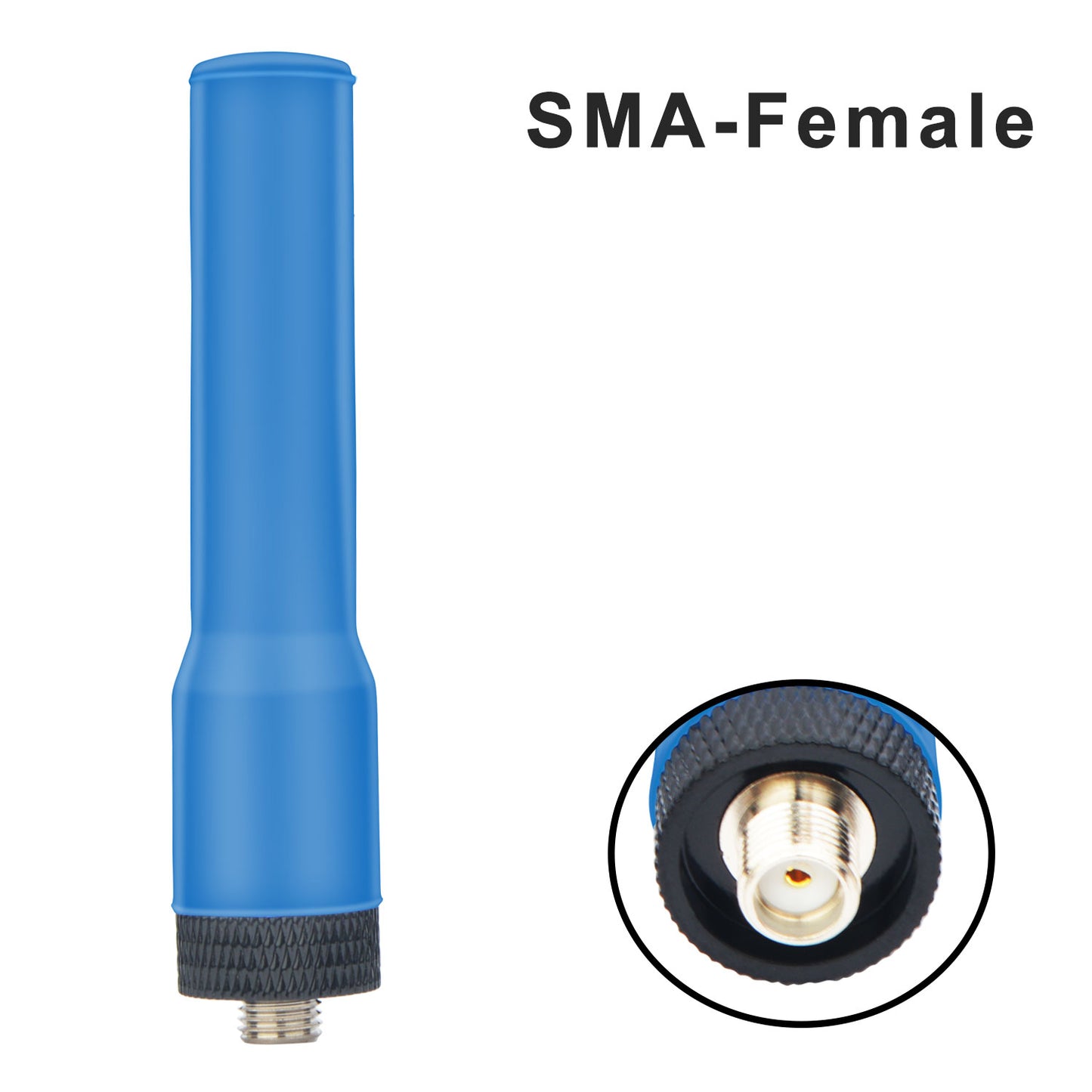 HIROYASU HA20 Mini Soft Silicon Antenna 144/430MHz 2m/70cm Dual Band 2.15dB 7cm Length Flexible Handheld Antenna