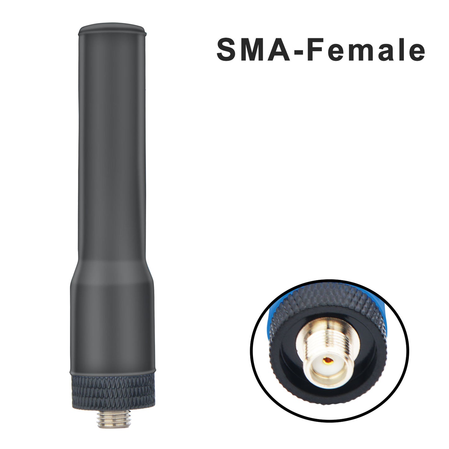 HIROYASU HA20 Mini Soft Silicon Antenna 144/430MHz 2m/70cm Dual Band 2.15dB 7cm Length Flexible Handheld Antenna