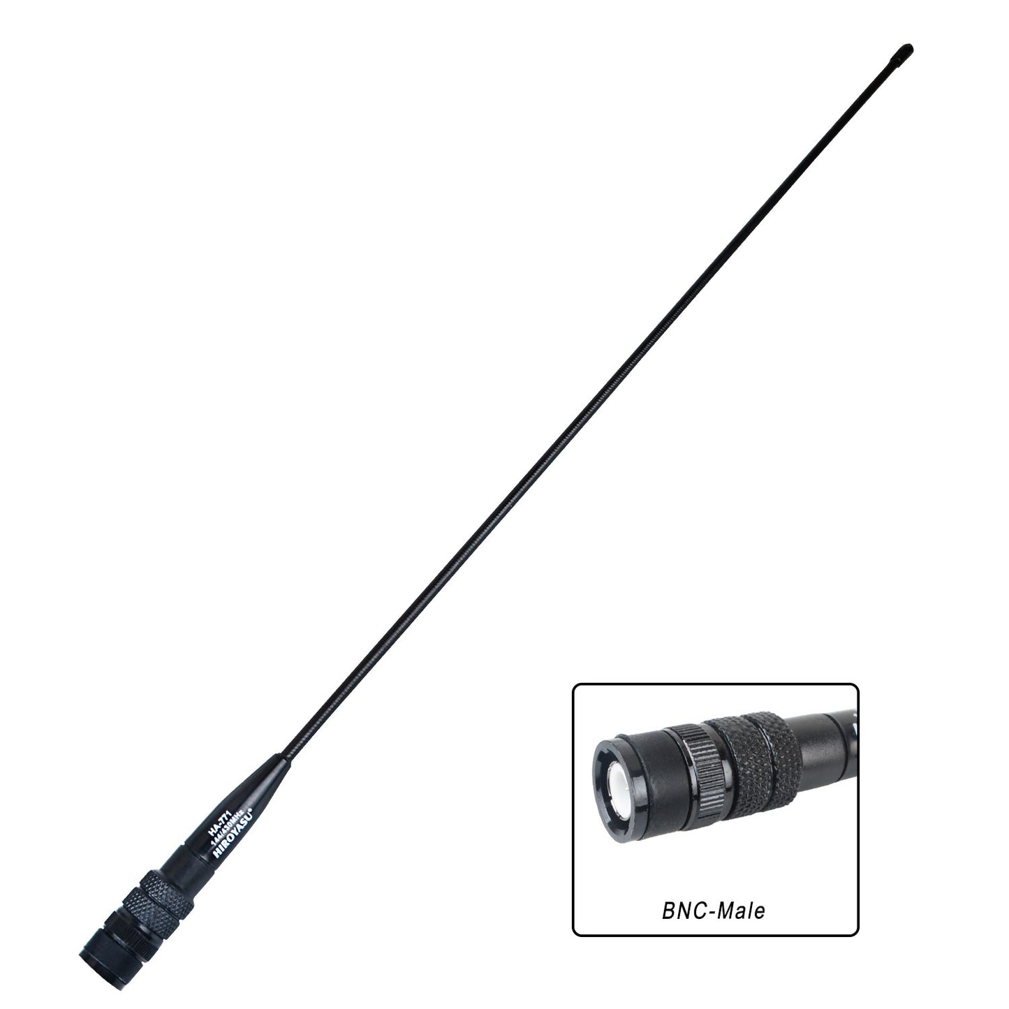 HIROYASU HA-771 VHF UHF 2M 70CM 144/430MHz 2.15/3.0dB High Gain Portable Whip Antenna Four Colors Optional