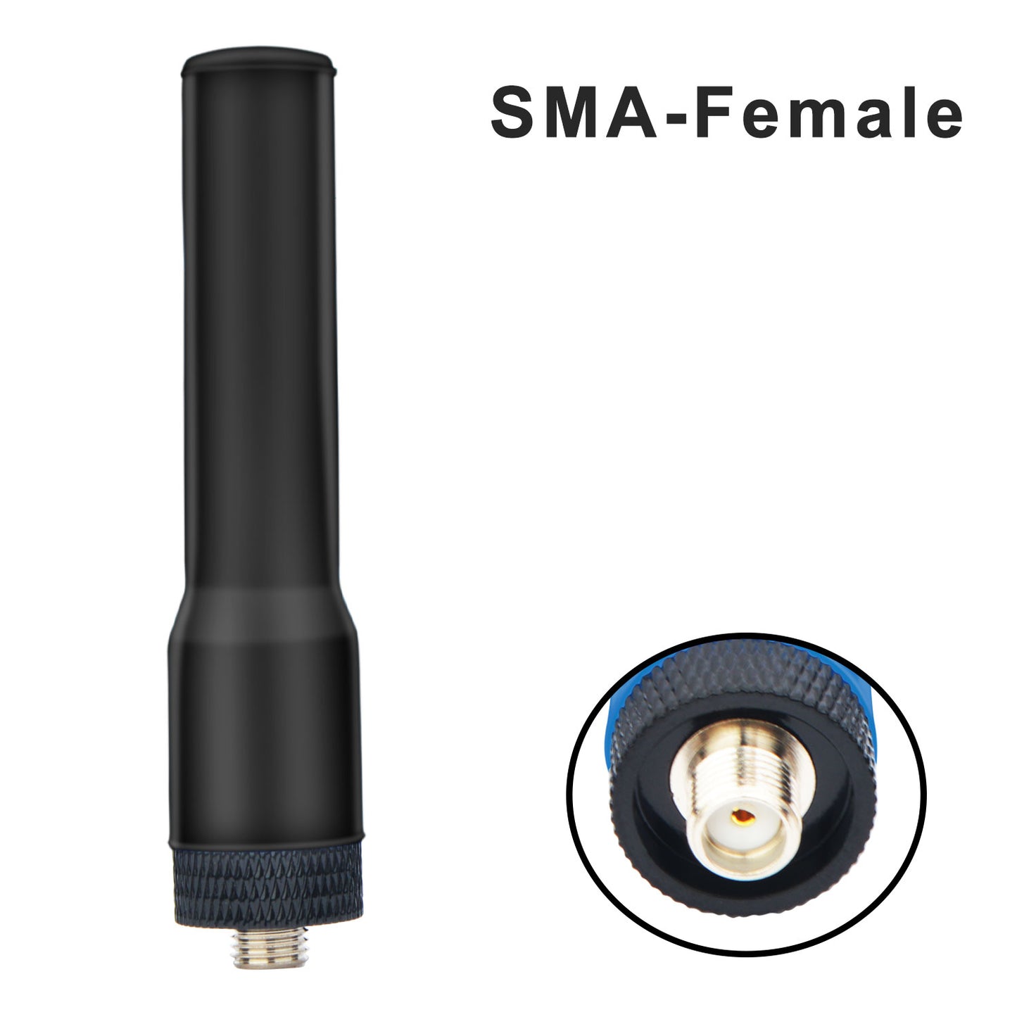 HIROYASU HA20 Mini Soft Silicon Antenna 144/430MHz 2m/70cm Dual Band 2.15dB 7cm Length Flexible Handheld Antenna
